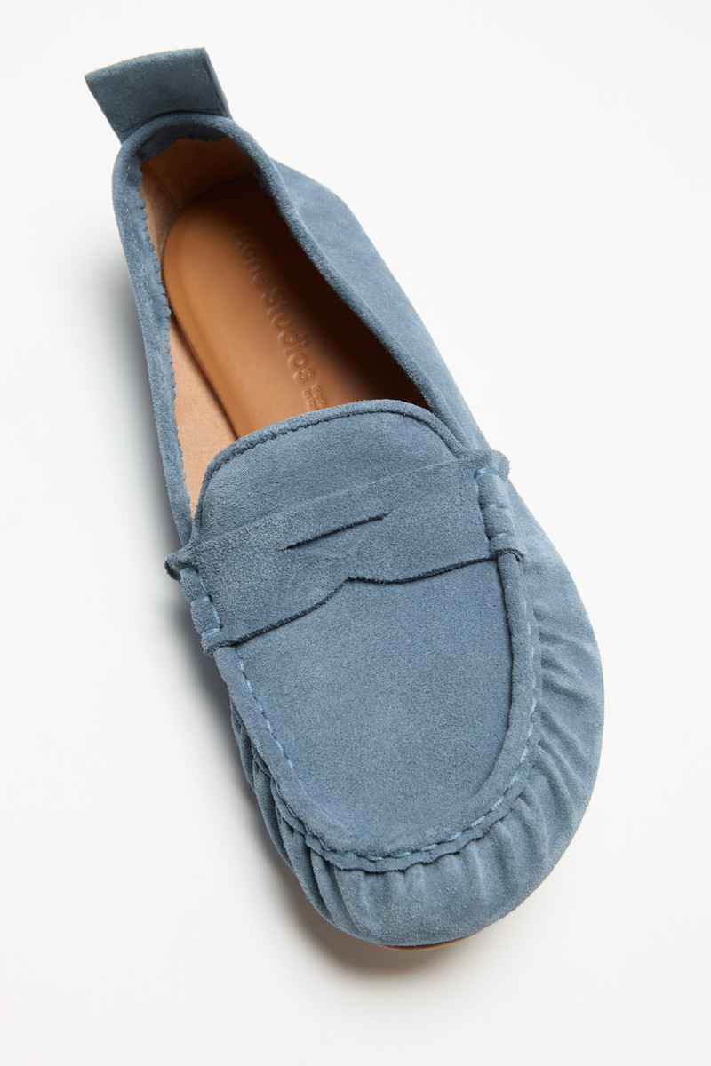 Suede loafers - Denim blue 7