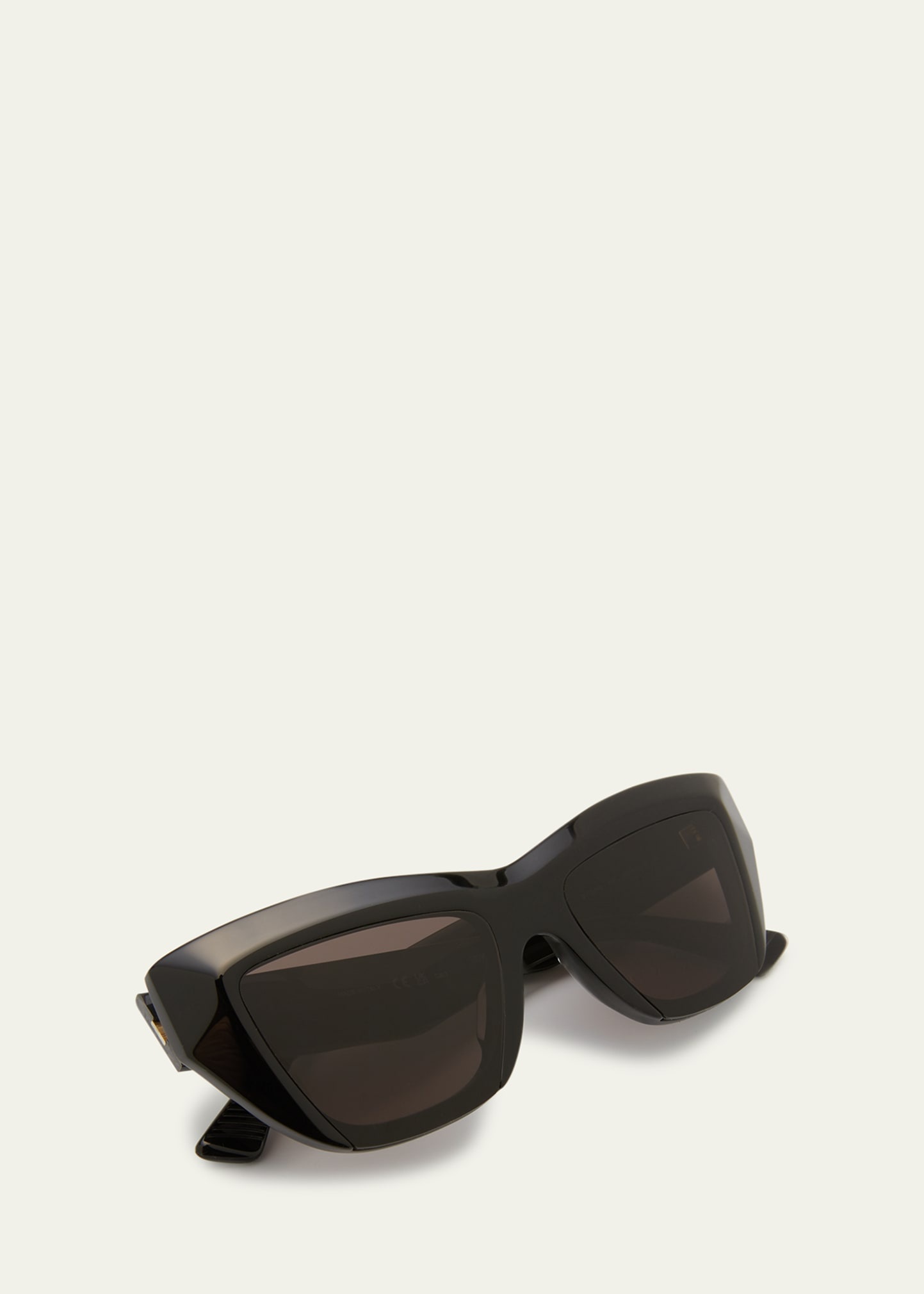 Raised Logo Acetate Cat-Eye Sunglasses - 5