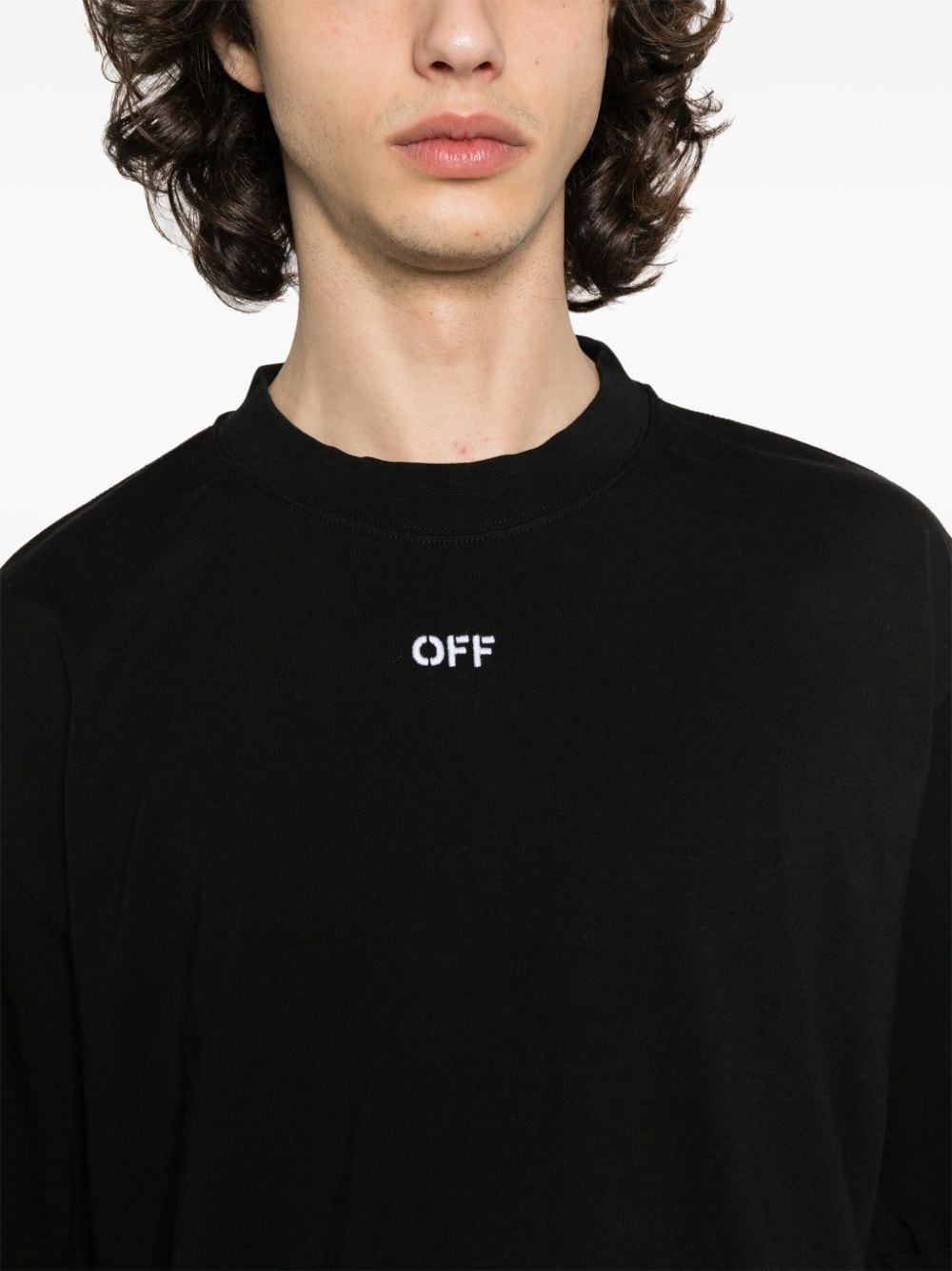Off-White SCRIBBLE DIAGS SKATE S S TEE | farfetch | REVERSIBLE