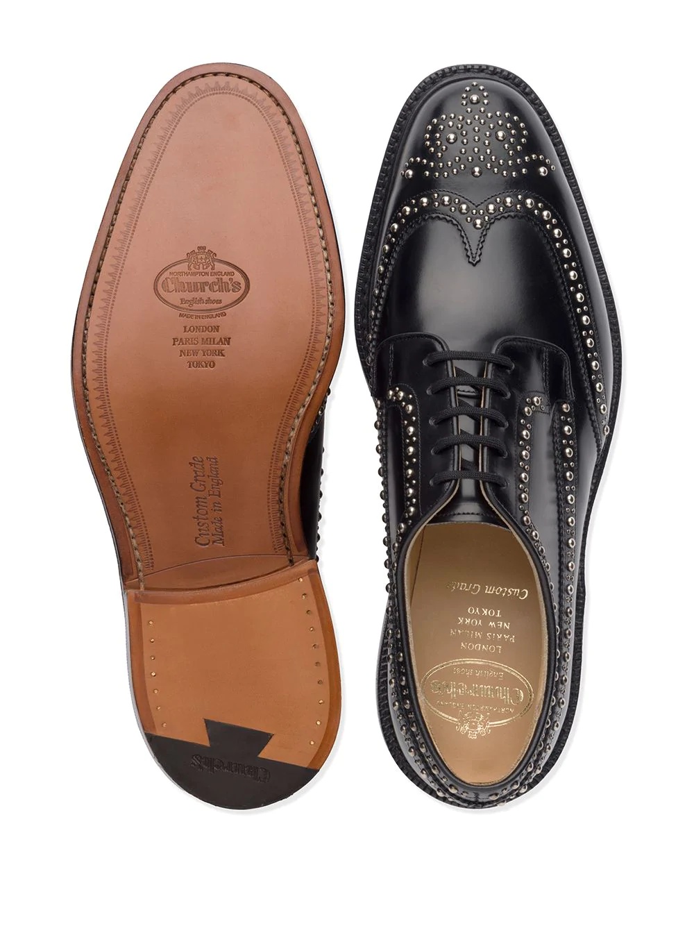 Grafton studded Derby shoes - 3