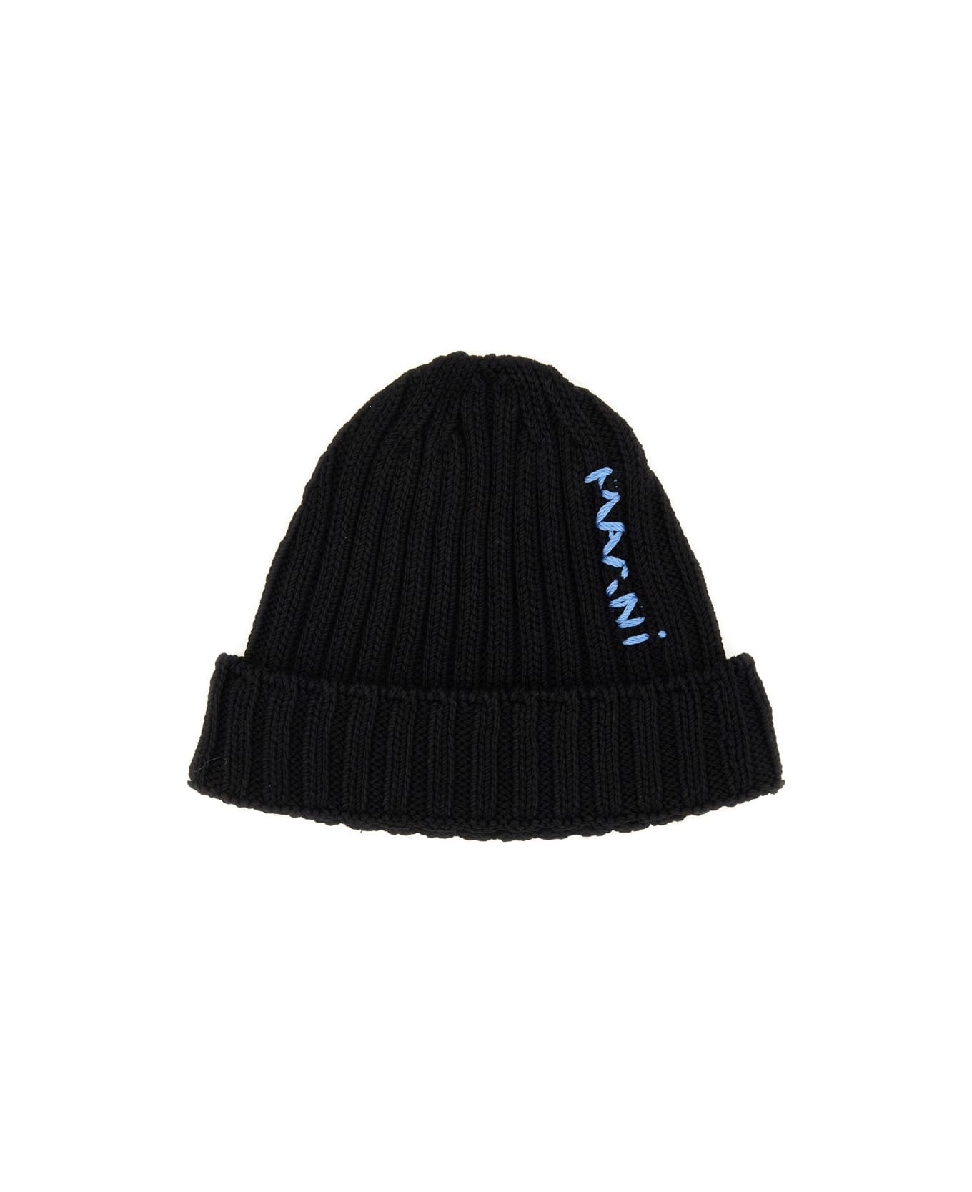 Beanie Hat With Logo - 1