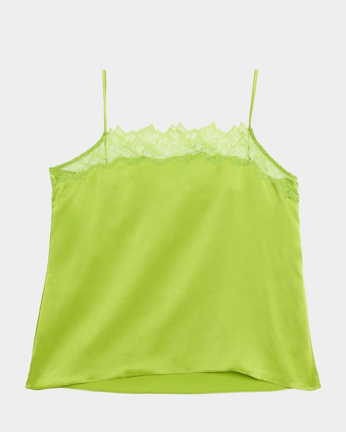 Haya Silk Lace-Trim Top - 1