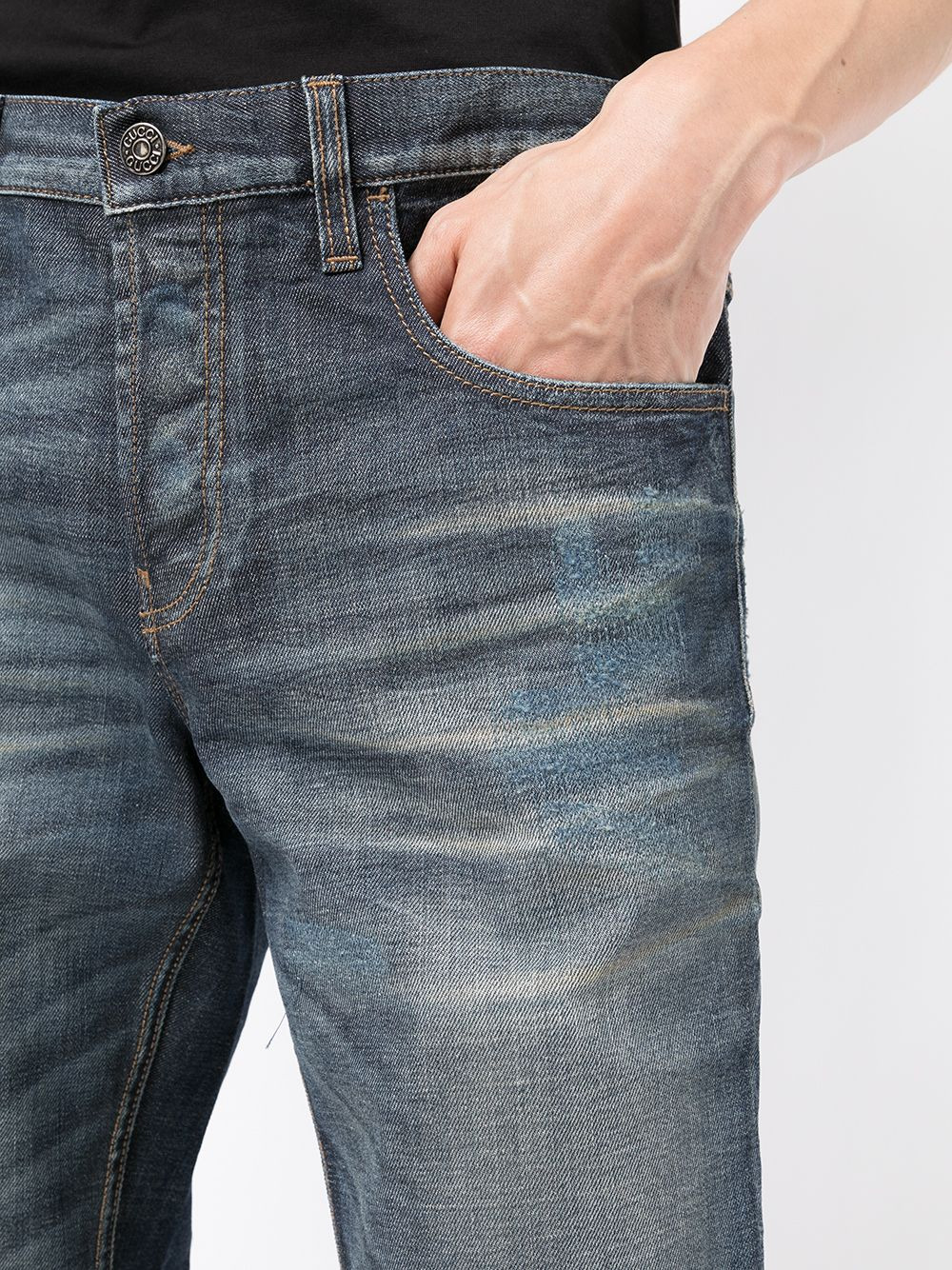 straight leg jeans - 5