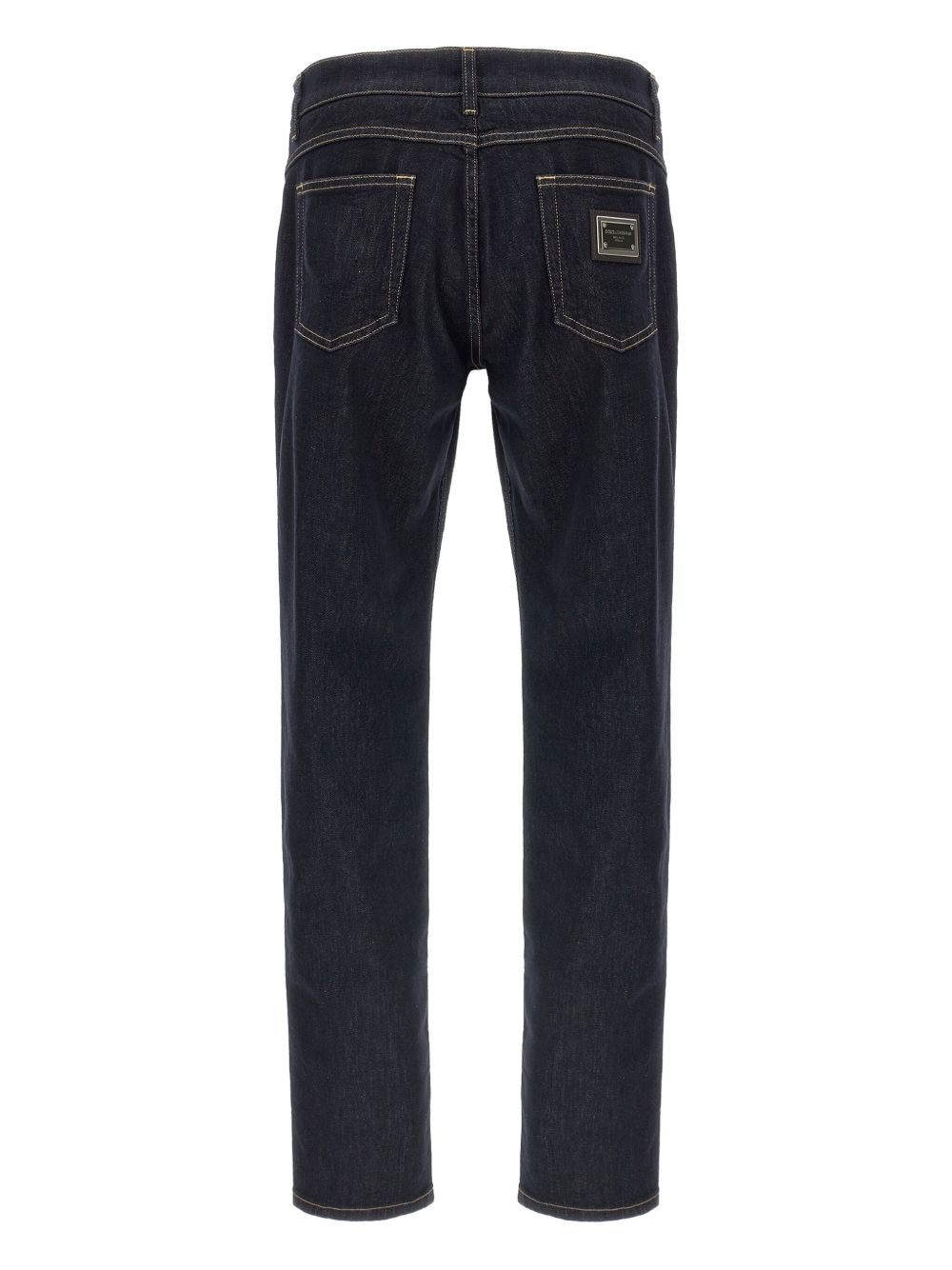 logo-plaque jeans - 2