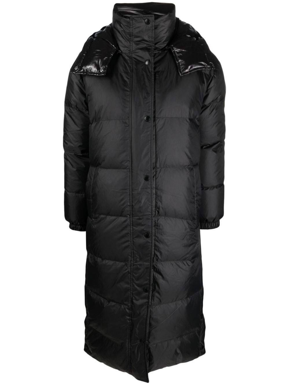 high-neck padded coat - 1