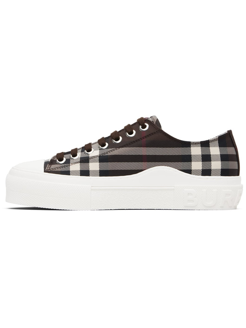 Burberry Brown Check Sneakers outlook