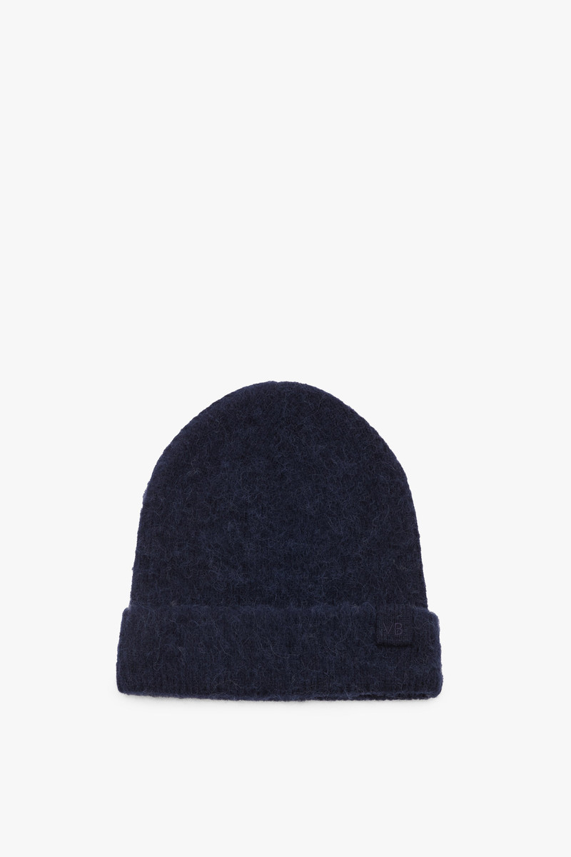 Alpaca Hat In Navy 1