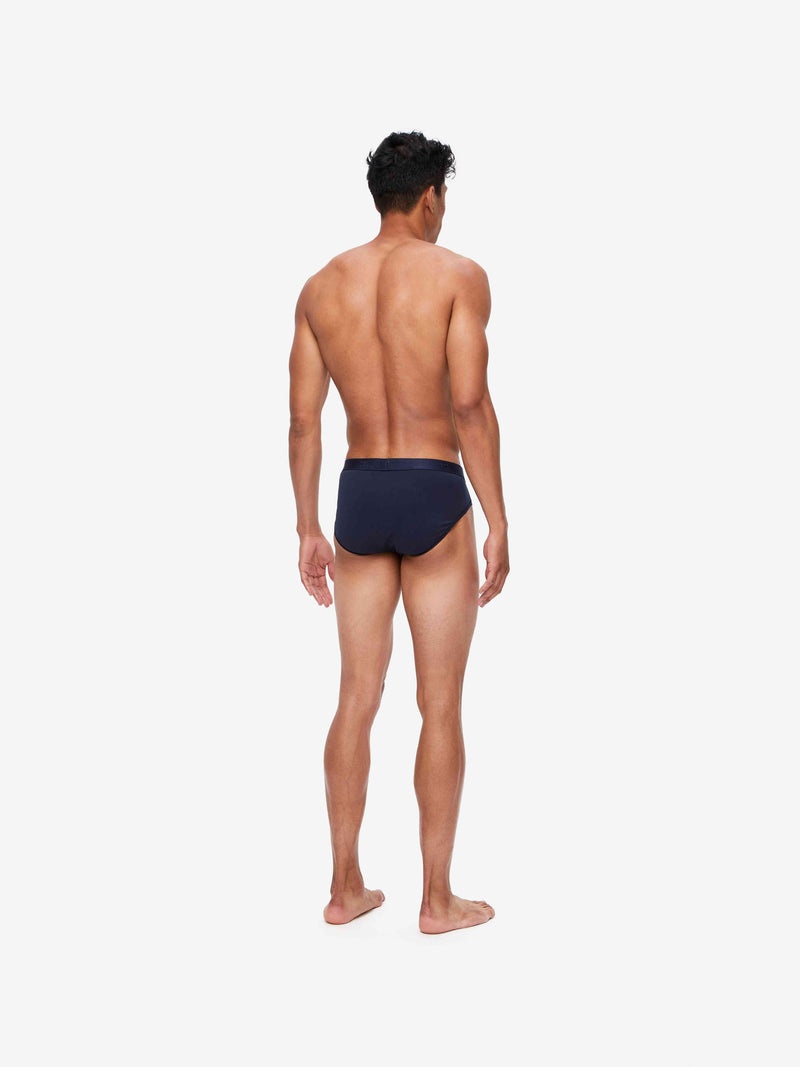 Men's Briefs Jack Pima Cotton Stretch Navy - 4