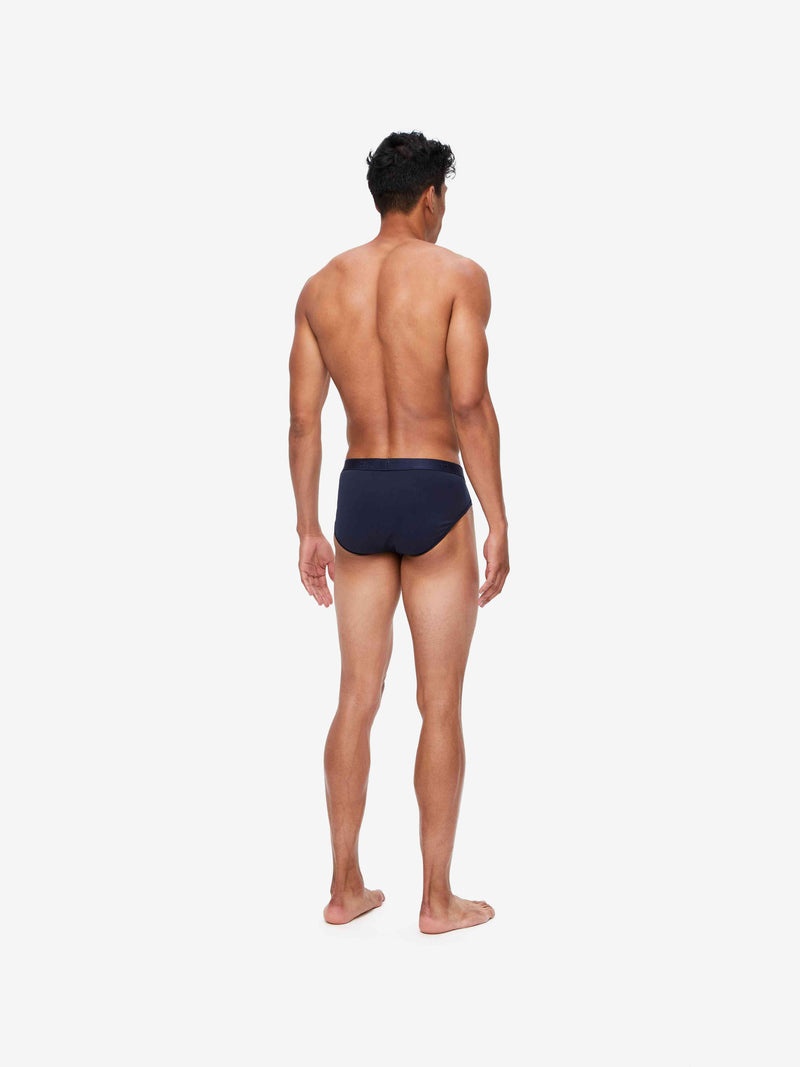 Derek Rose Men's Briefs Jack Pima Cotton Stretch Navy