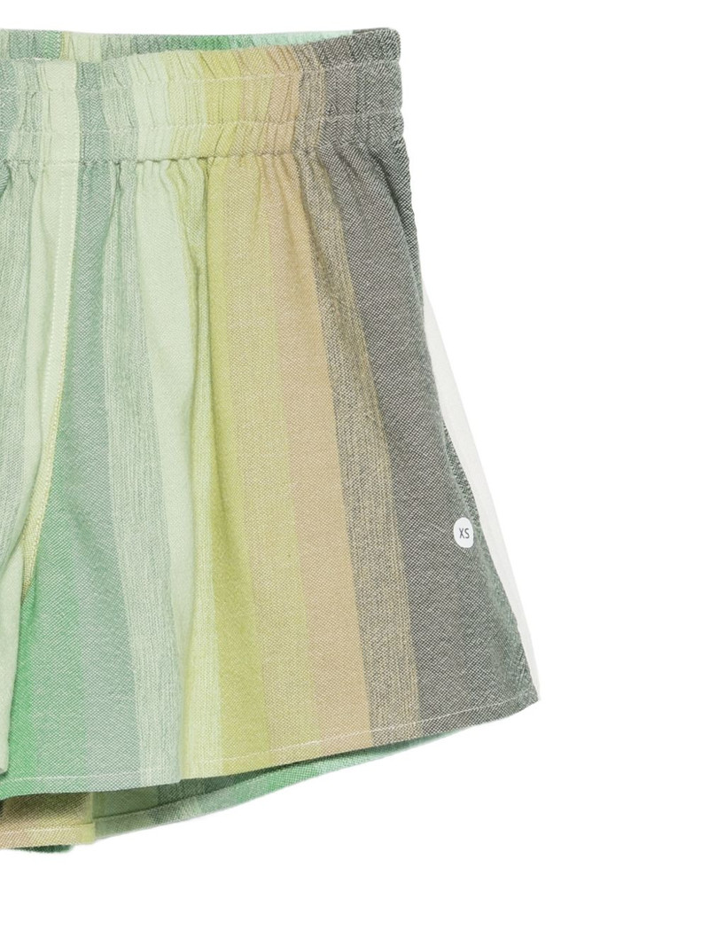 striped textured shorts 3