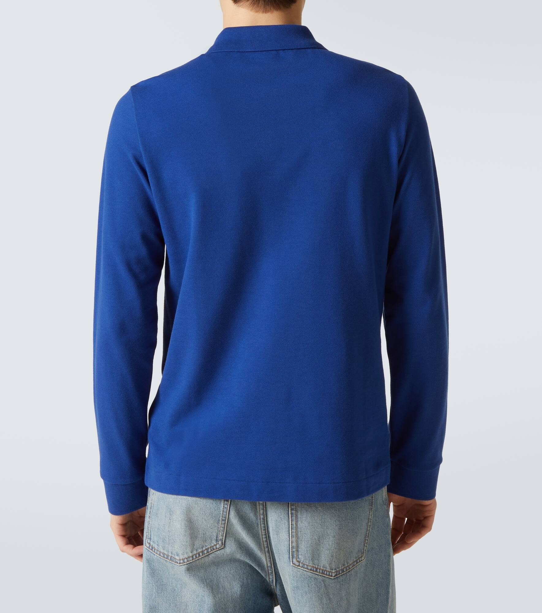 Cotton polo sweater - 4