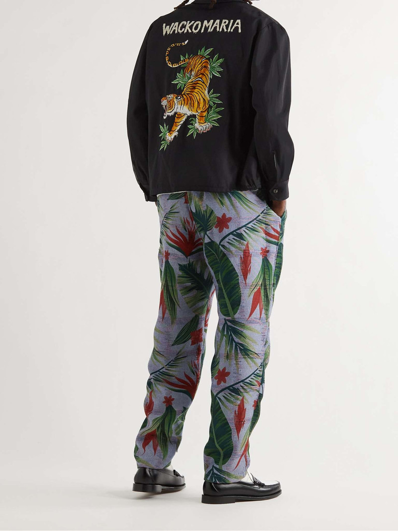 WACKO MARIA + Tim Lehi Vietnam Embroidered Satin-Twill Jacket outlook