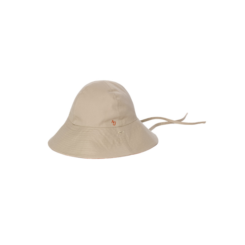 Solveig Cotton Bucket Hat Beige - 5