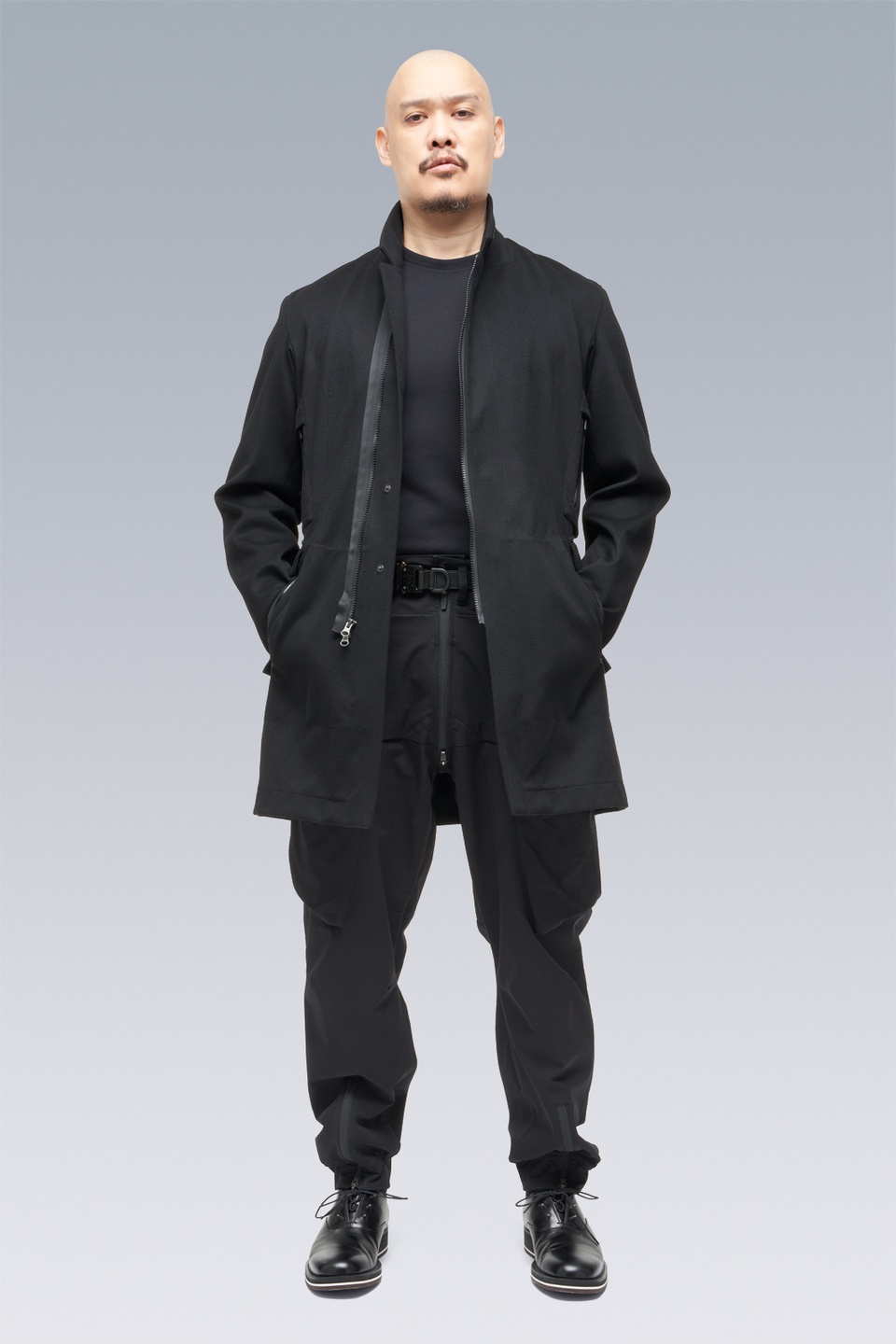 J38-LP Loro Piana® Storm System® Coat Black - 7