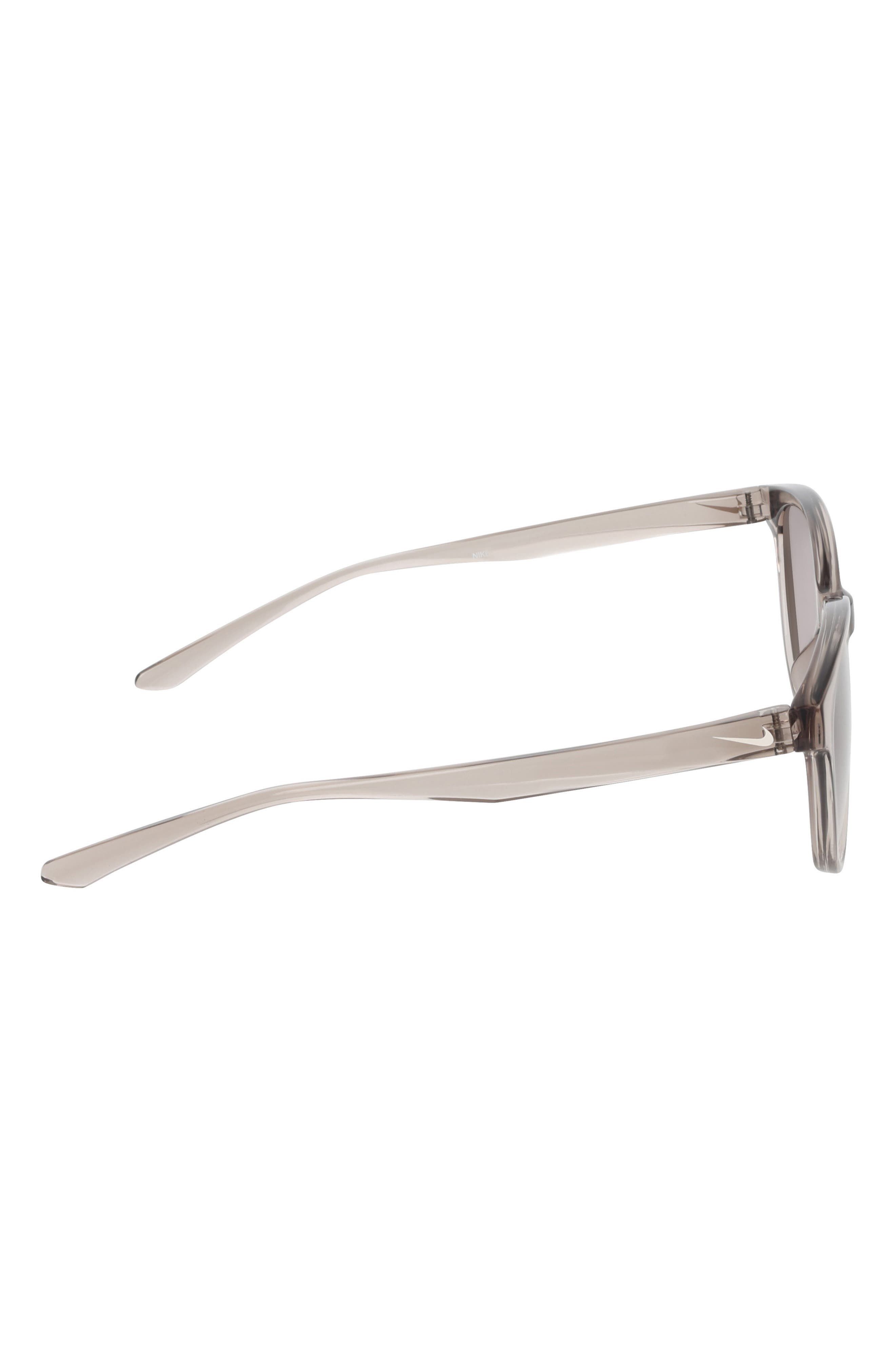 Nike Vital Trend 55mm Gradient Round Sunglasses in College Grey /Brown Gradient at Nordstrom - 7