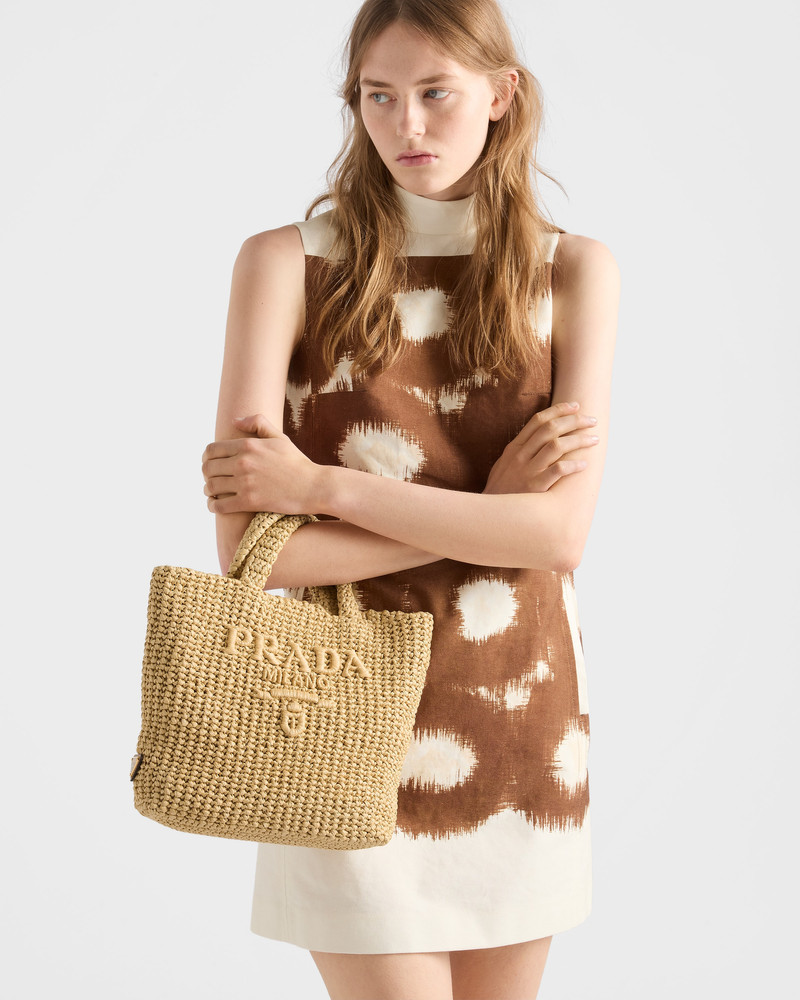 Prada Small crochet tote bag outlook