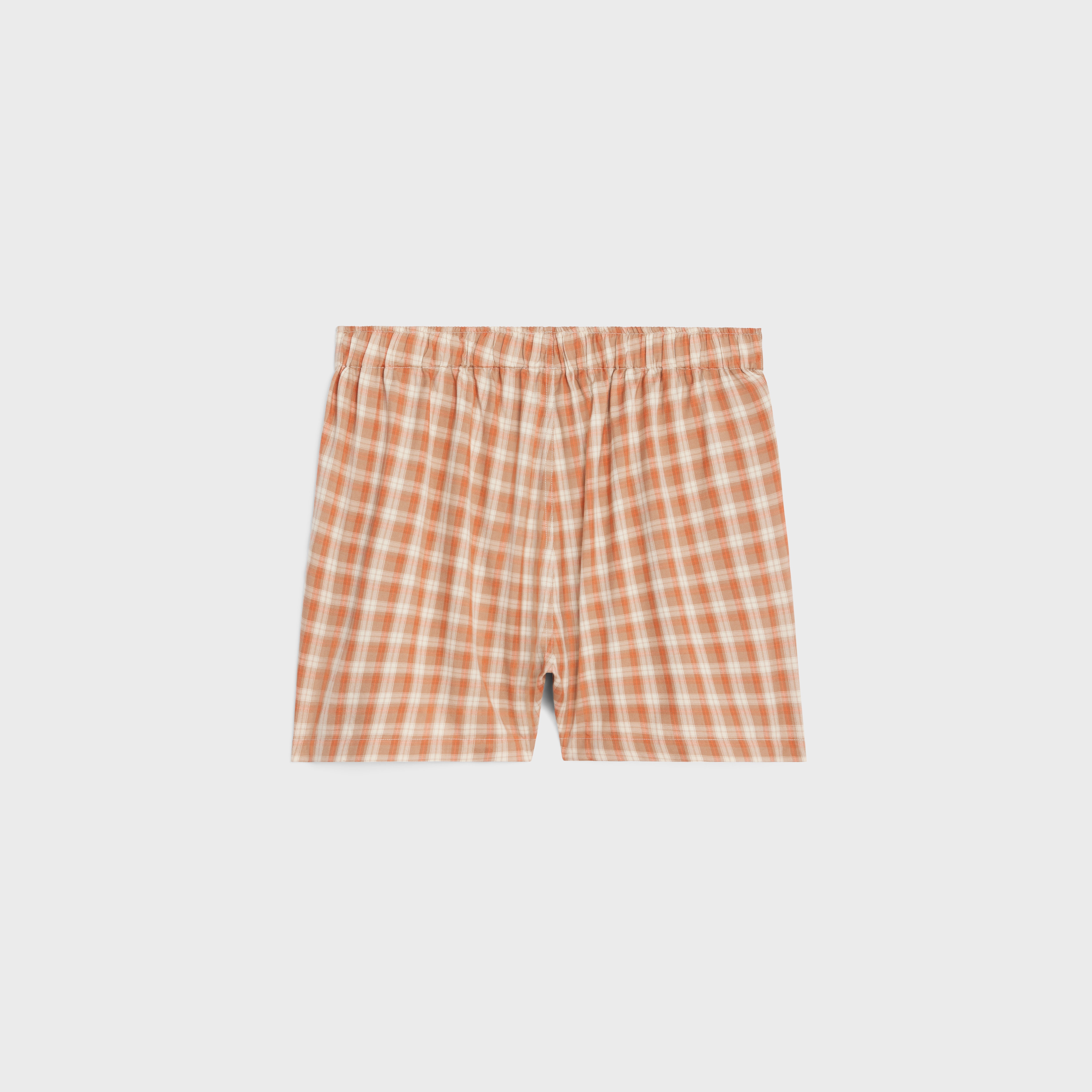 boxer shorts in check silk - 2