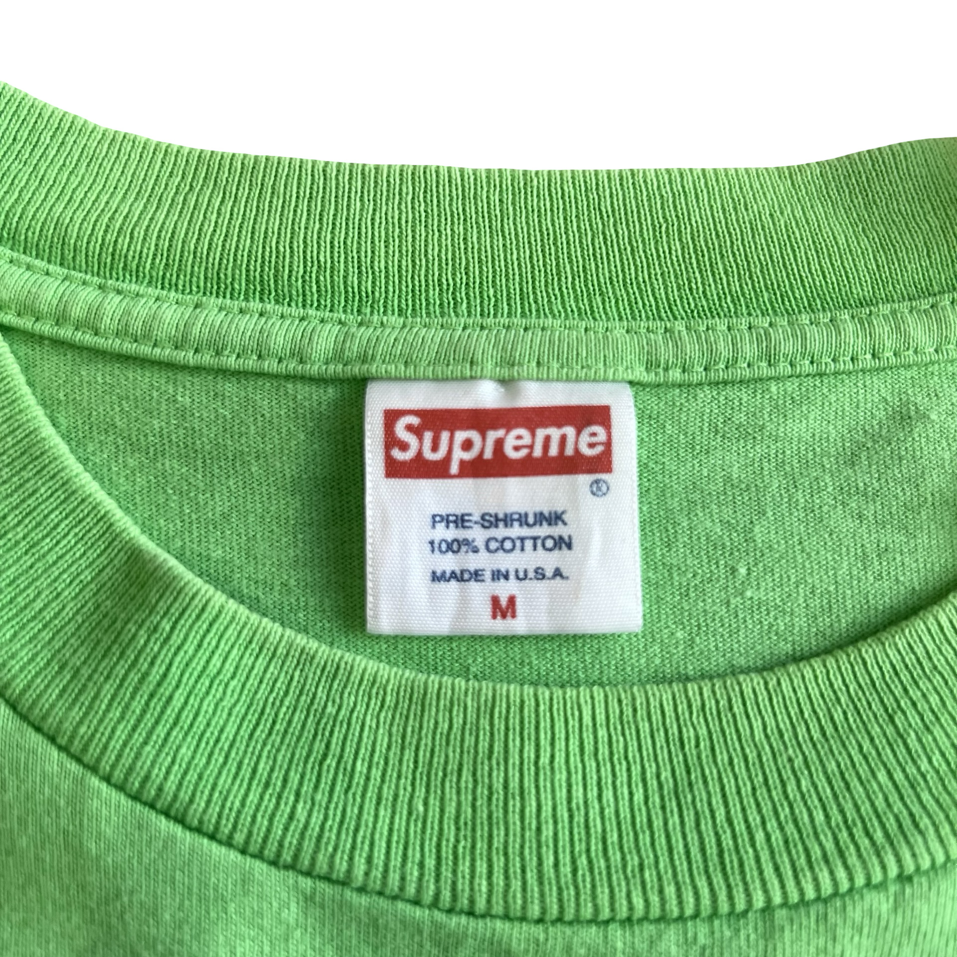 Final Blow - Supreme Green ‘Parental Advisory’ T-shirt SZ M - 4