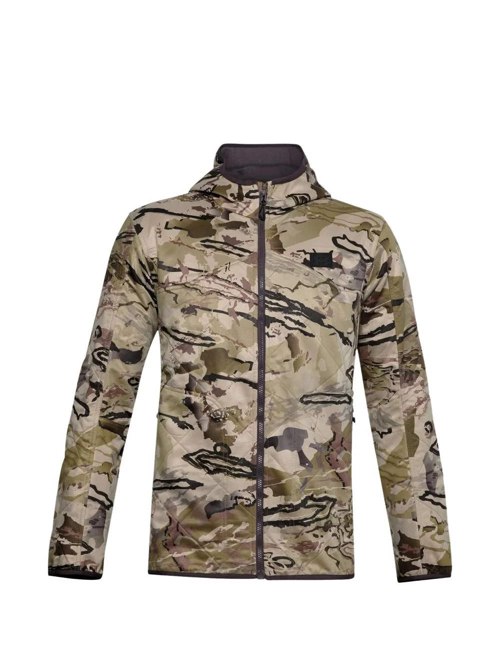 zip-fastening hooded jacket - 1