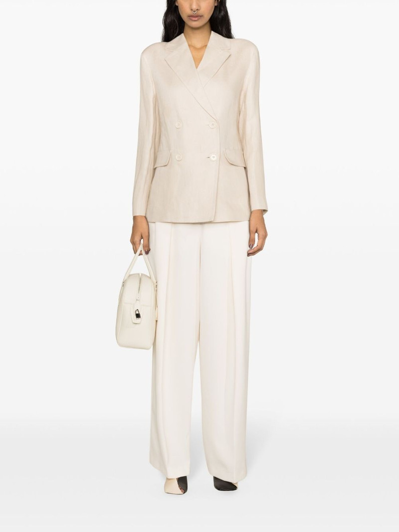 'S Max Mara Laura double-breasted linen blazer outlook