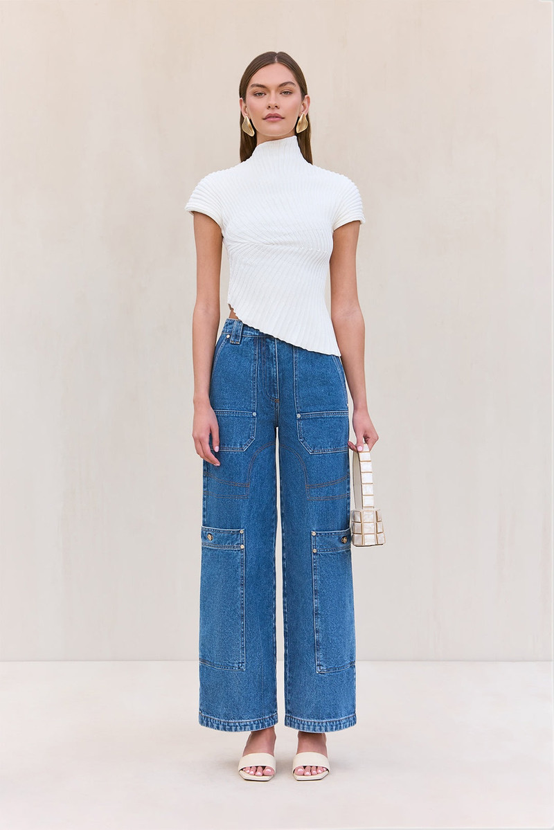 Cult Gaia ANNEMIE KNIT TOP outlook