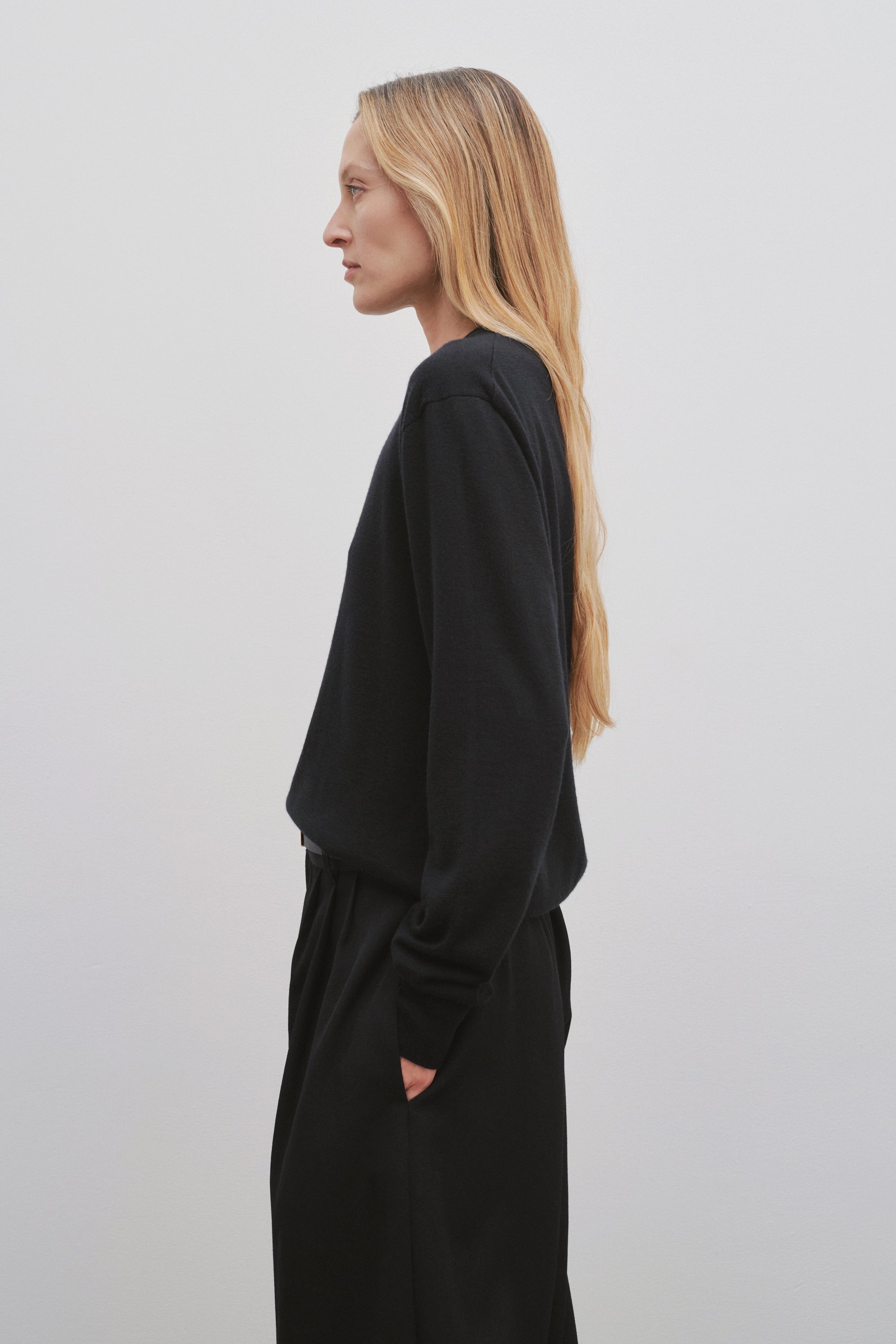 Druyes Top in Wool and Cashmere - 4