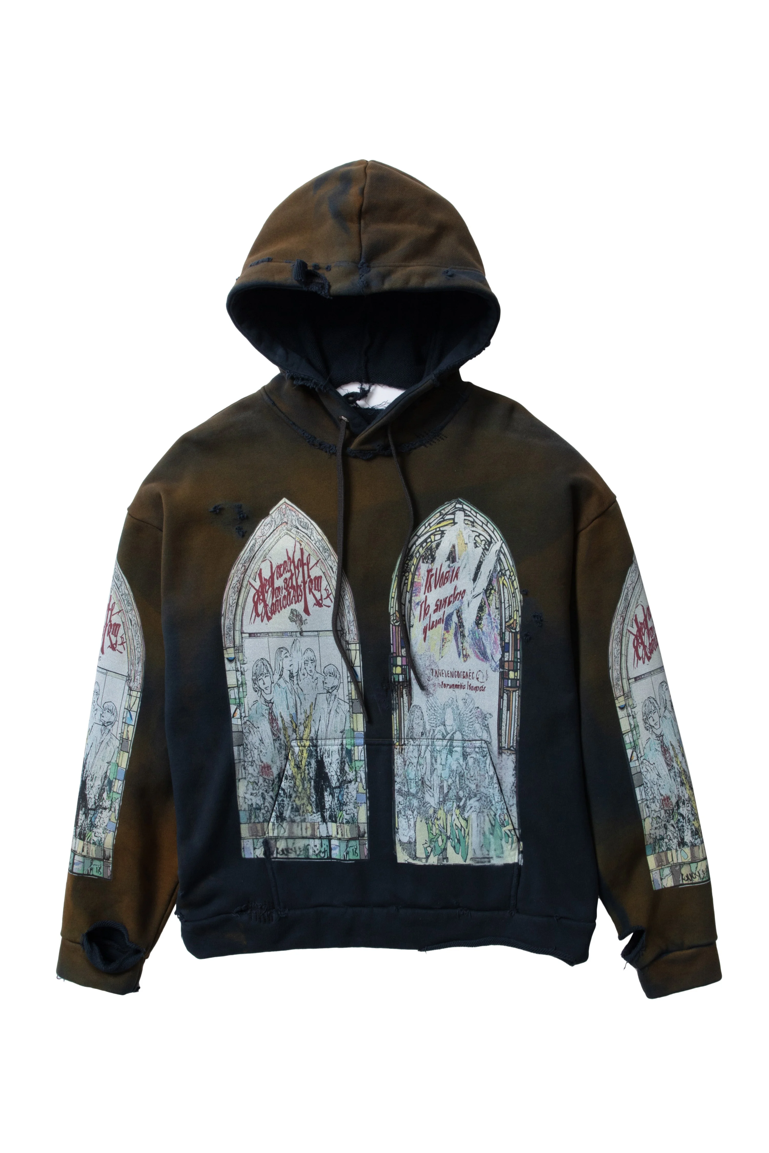 MOTLEY HOODED PULLOVER - 1