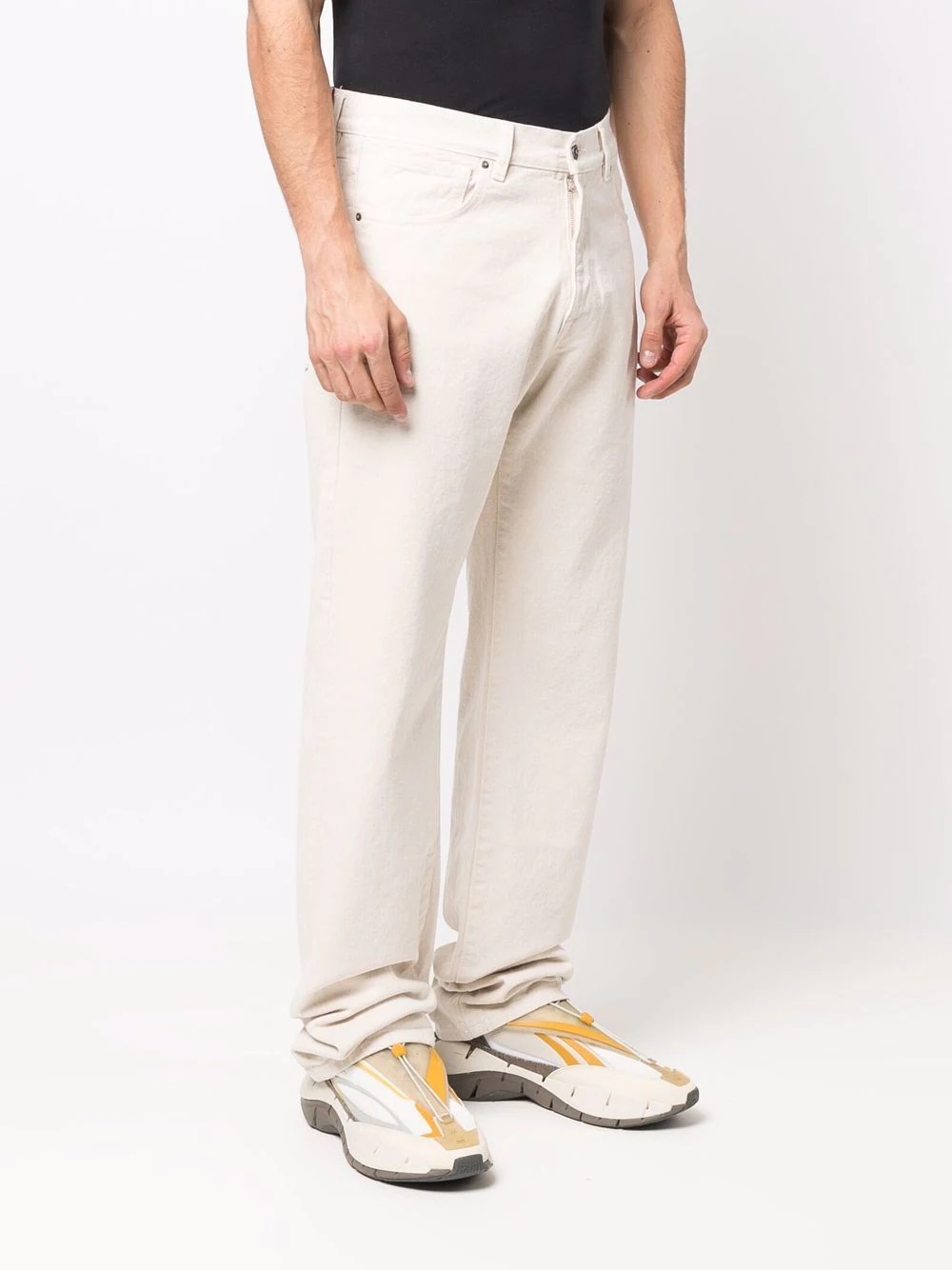 baggy logo-patch trousers - 3