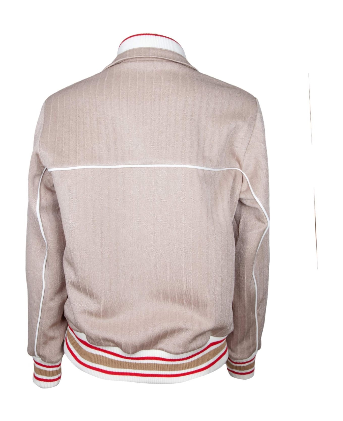 Logo Printed Zipped Track Sweatshirt - 3