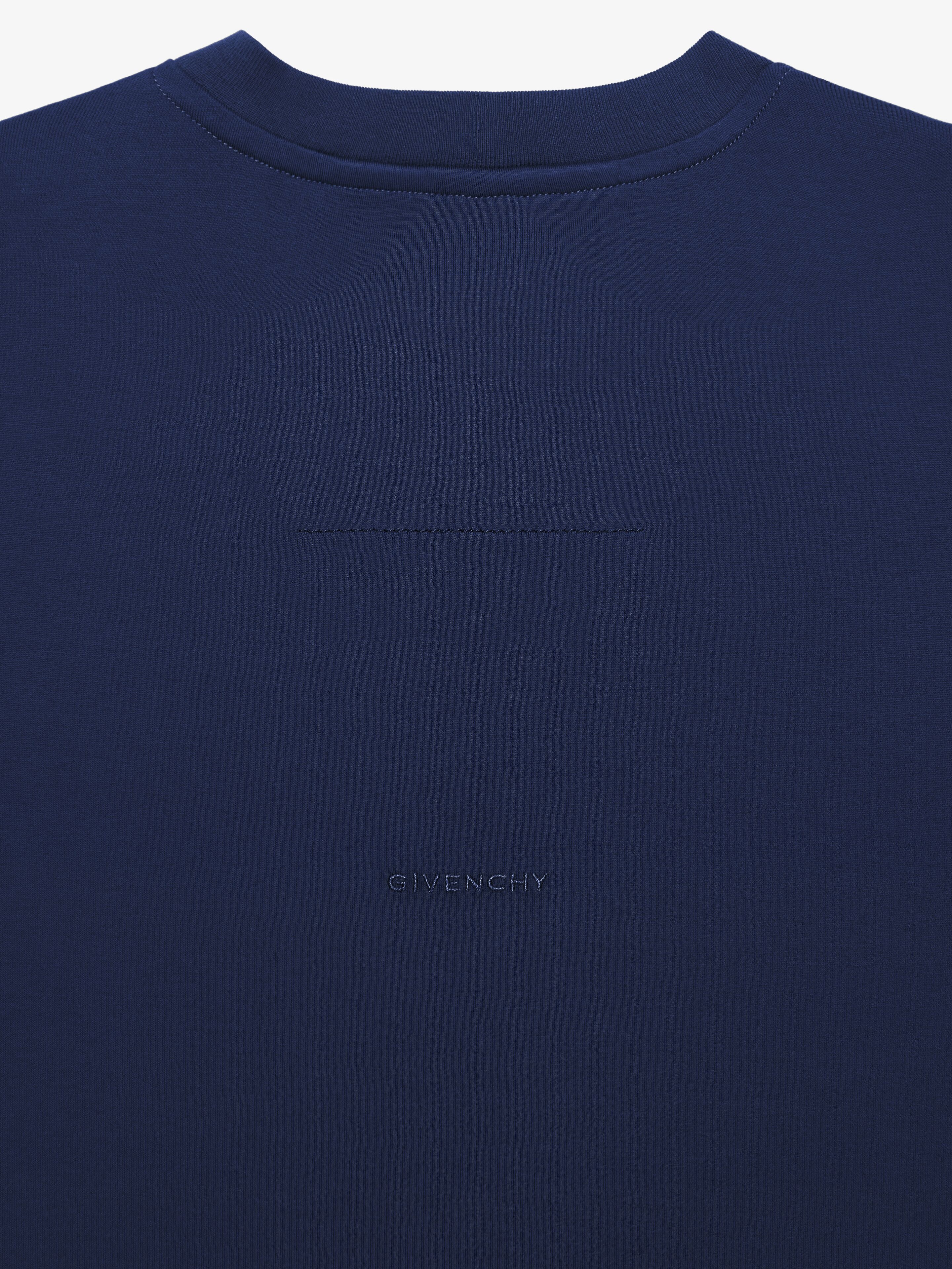 SLIM FIT T-SHIRT IN COTTON WITH 4G EMBROIDERY - 6