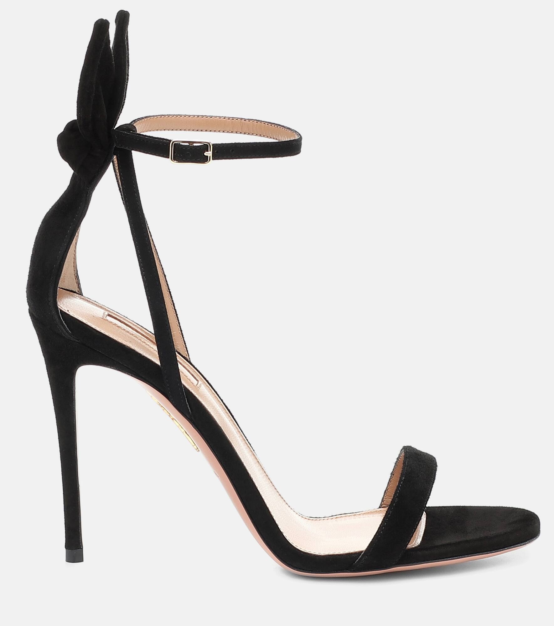 Bow Tie 105 suede sandals - 5