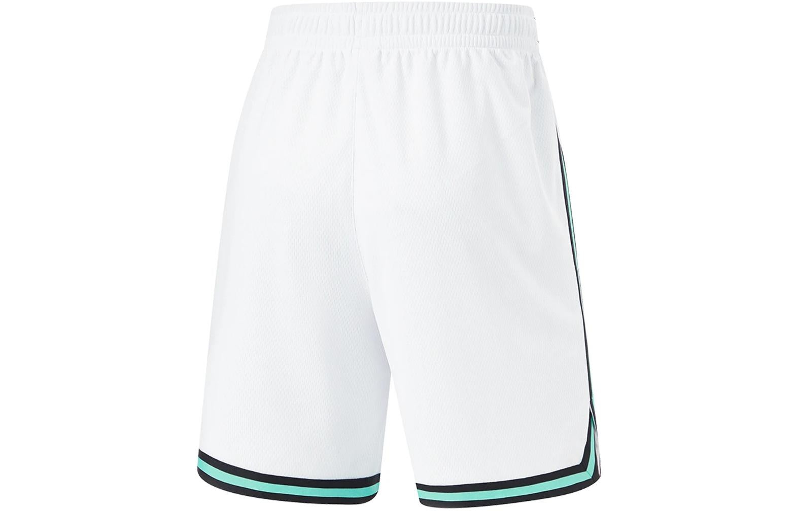 Li-Ning CBA Logo Basketball Suit 'White Green' AATU019-7 - 6