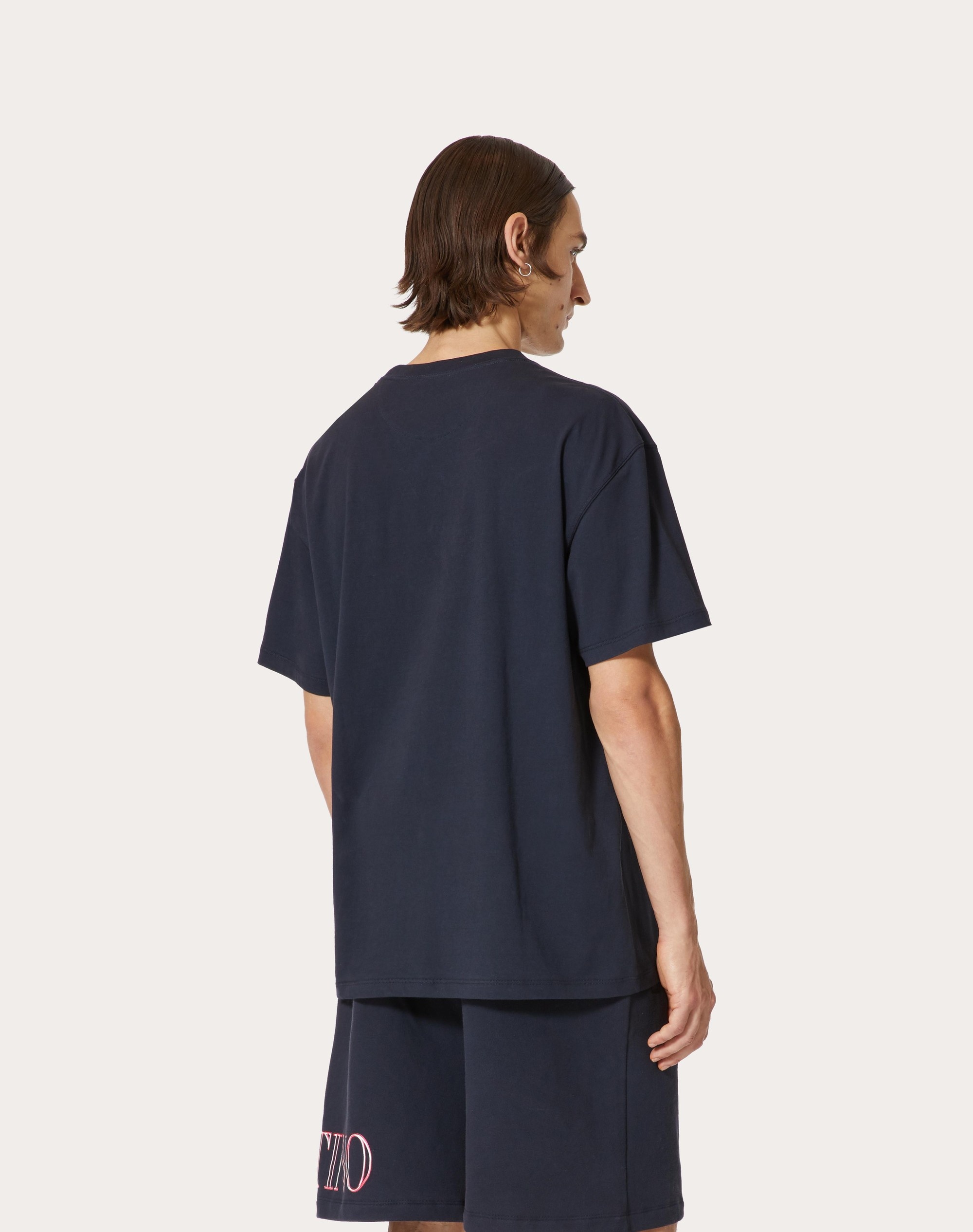 VALENTINO ネオンユニバース Tシャツ Valentino T-SHIRT WITH VALENTINO NEON UNIVERSE PRINT