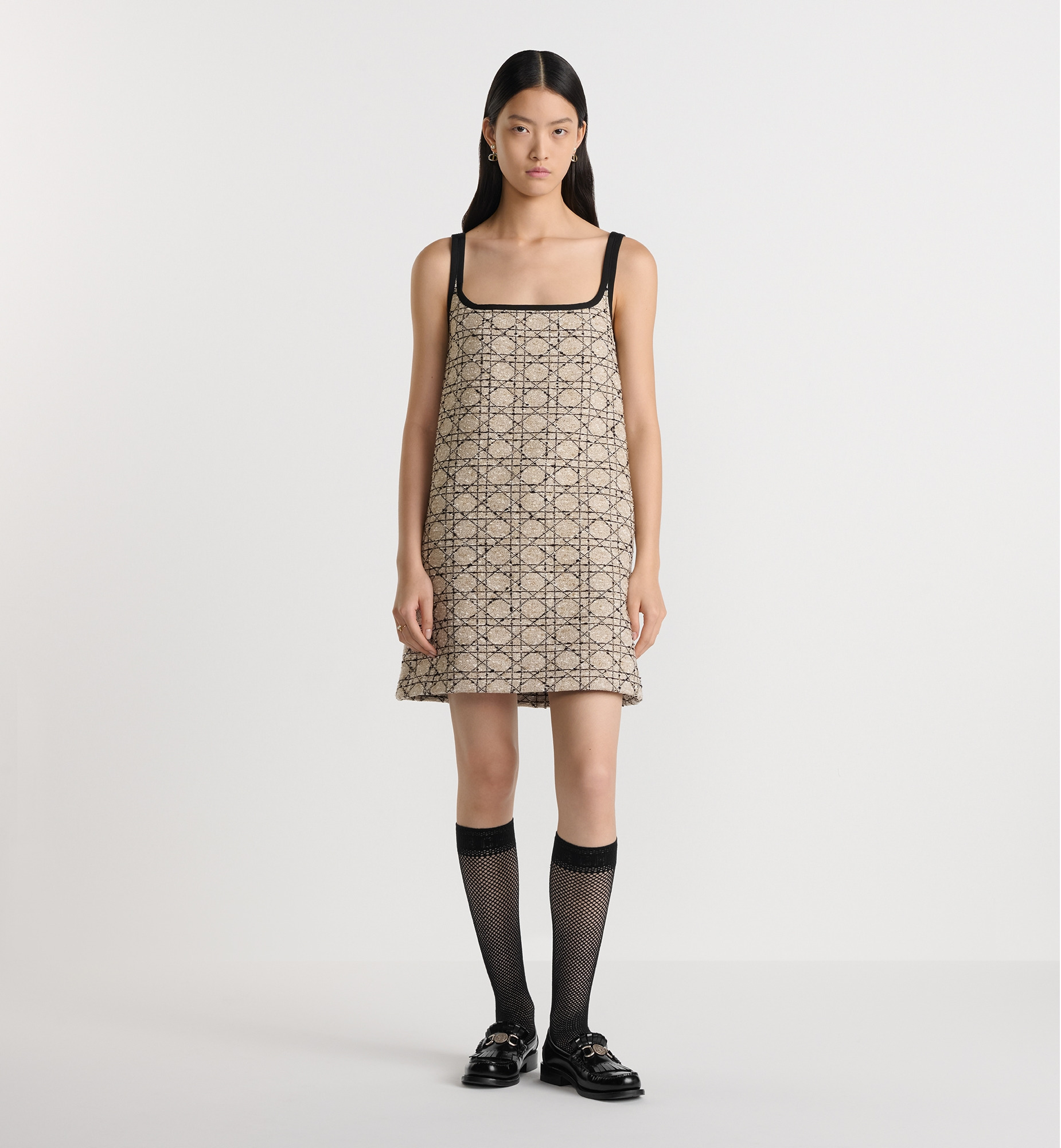 Short Flared Cannage Dress - 2
