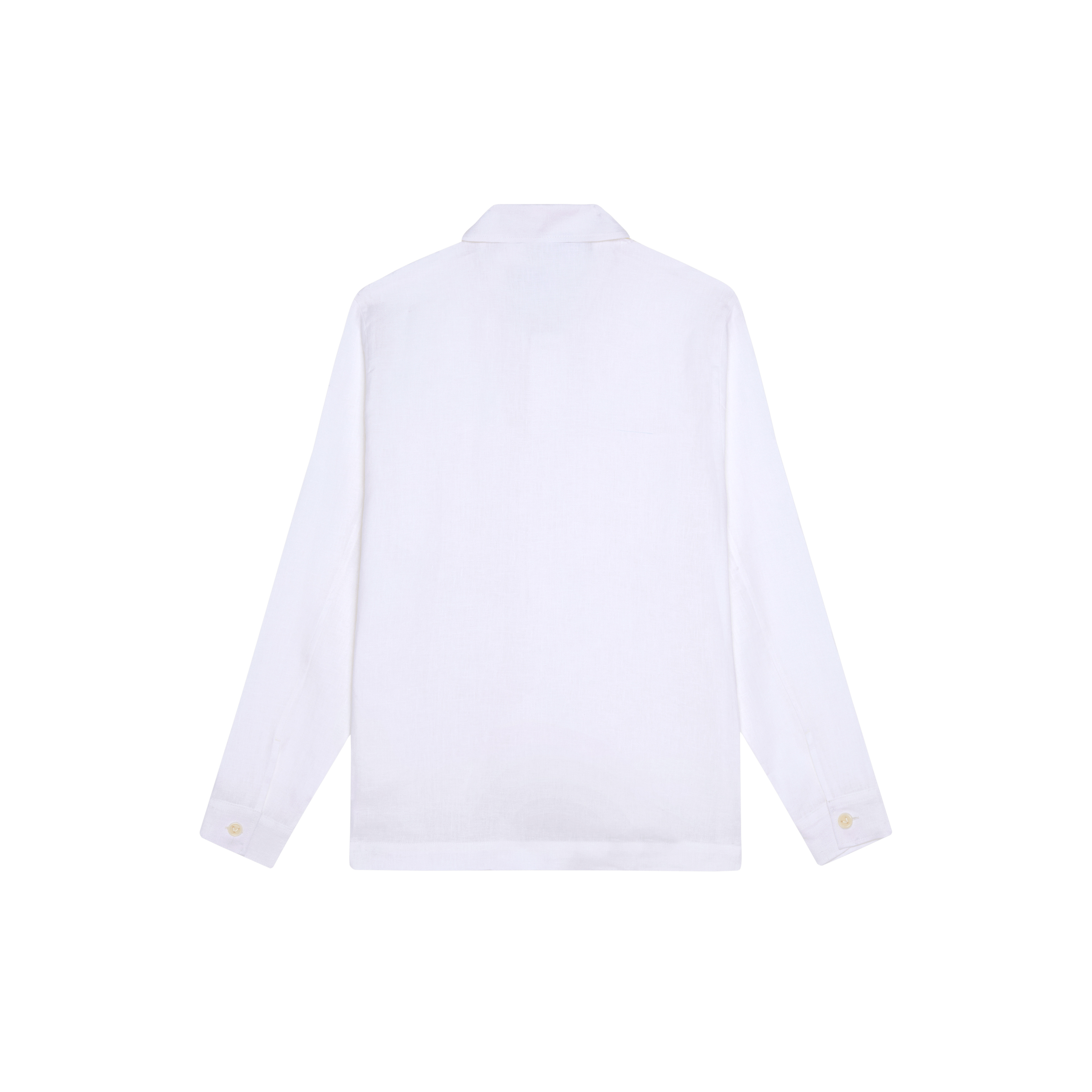 Men Linen Solid Overshirt - 2