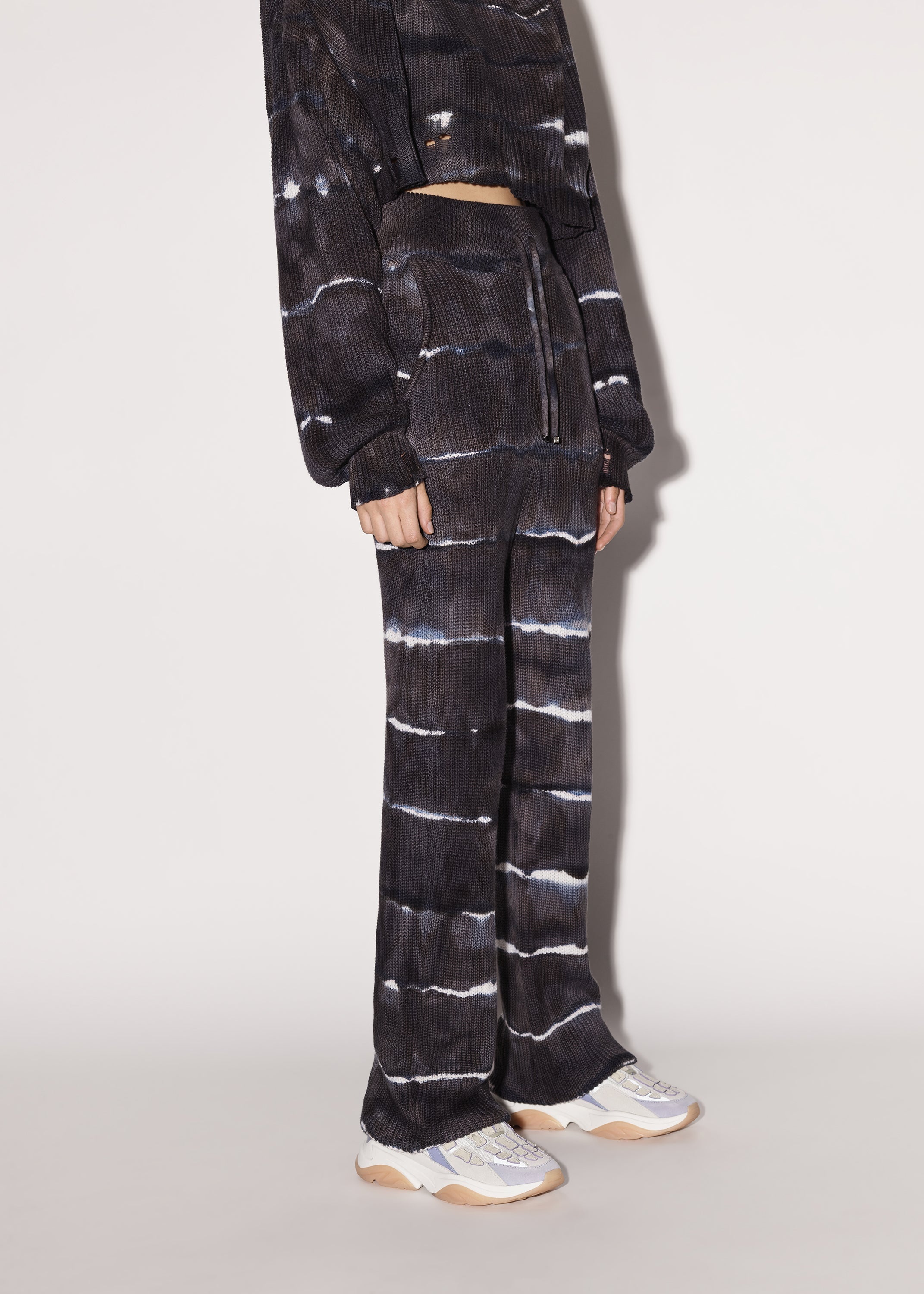 TIE DYE RIB SWEATPANTS - 4