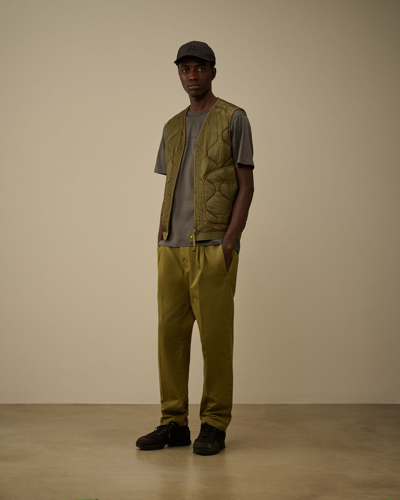 C.P. Company Mercerized 70/2 Jersey Gasato Short Sleeve Logo T-Shirt outlook