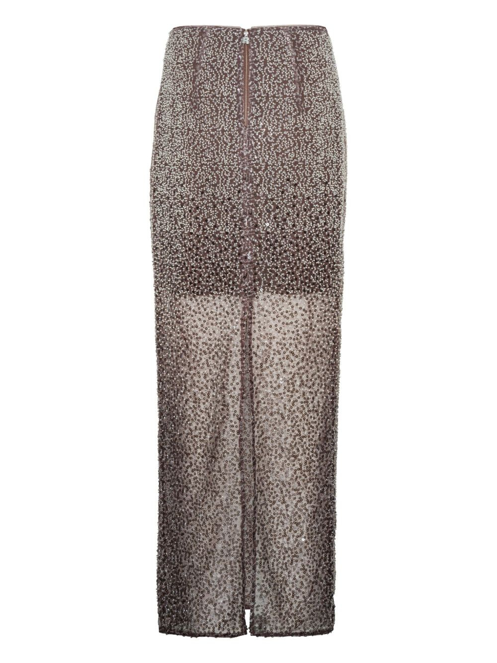 beaded maxi skirt - 4