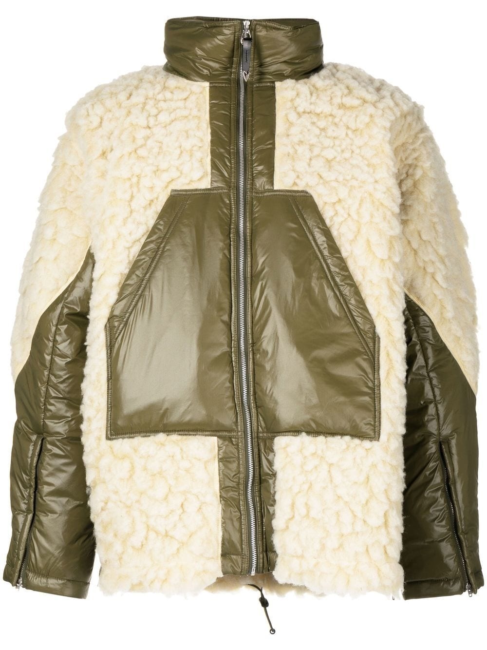 FAUX-SHEARLING OVERSIZE COAT - 1