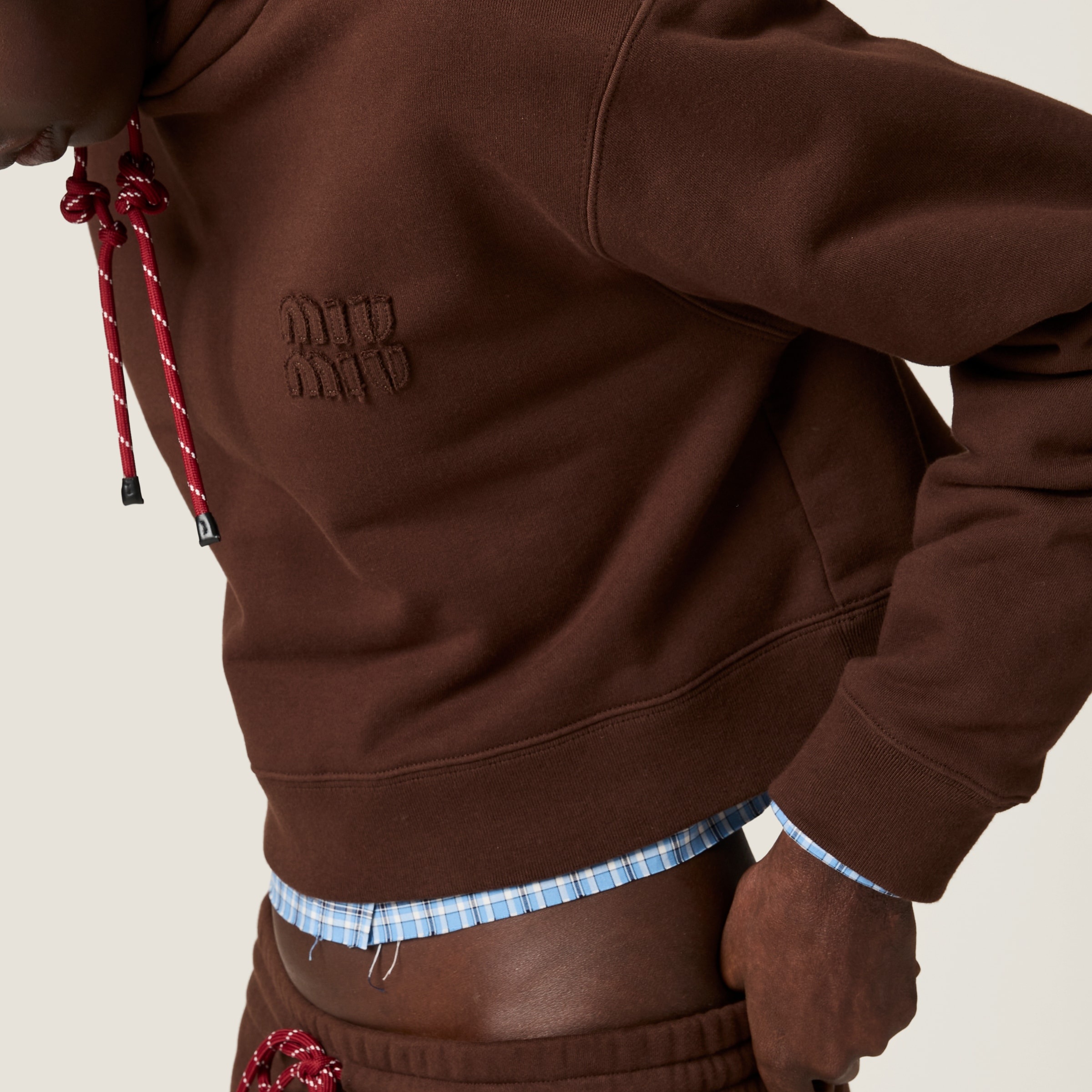 Cotton fleece hoodie - 5