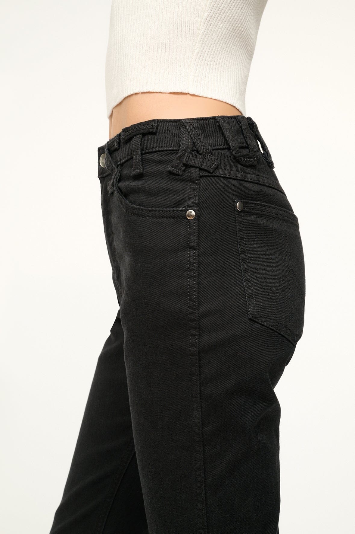 STAUD WRANGLER THE EVERYDAY JEAN BLACK - 7