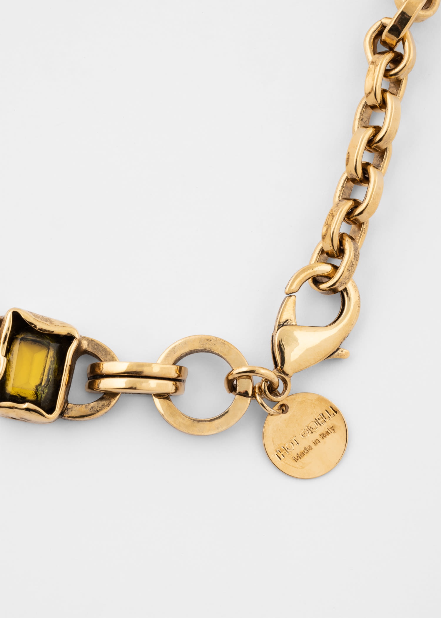 Necklace With Coloured Rhinestones - 3