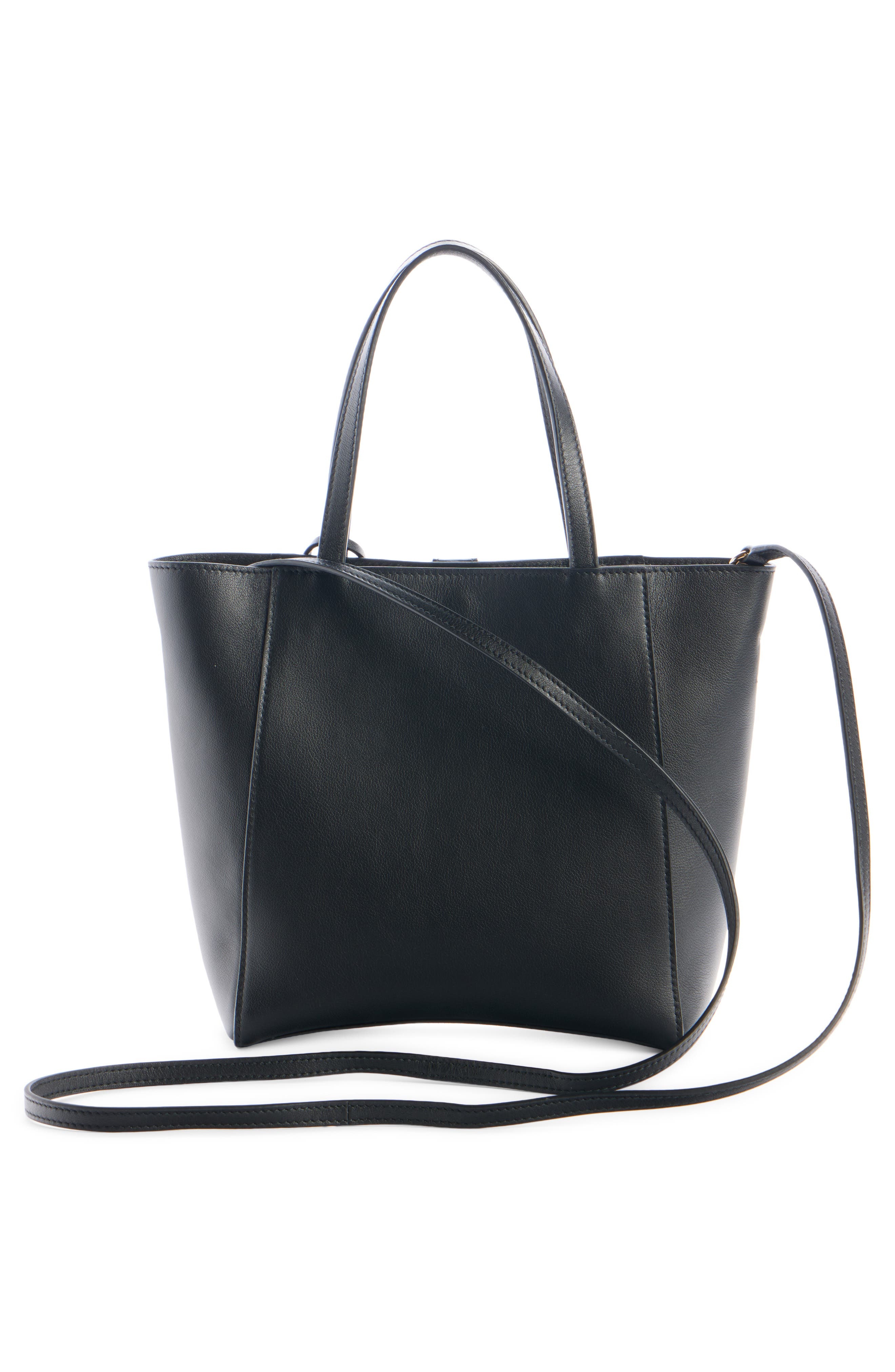 Balenciaga Small Hourglass Soft Leather Tote in 1000 Black at Nordstrom - 4