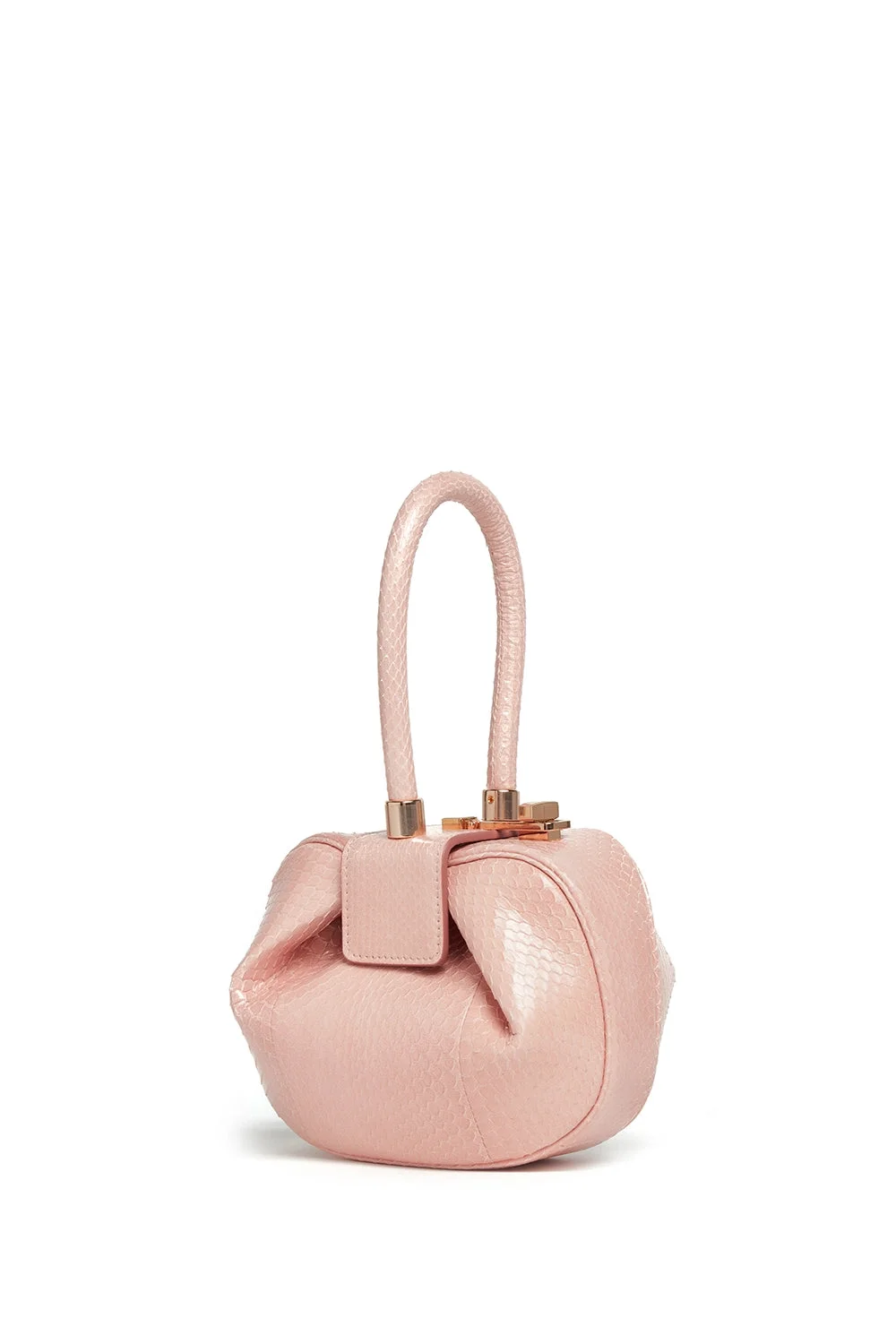 Demi Bag in Pink Snakeskin - 1