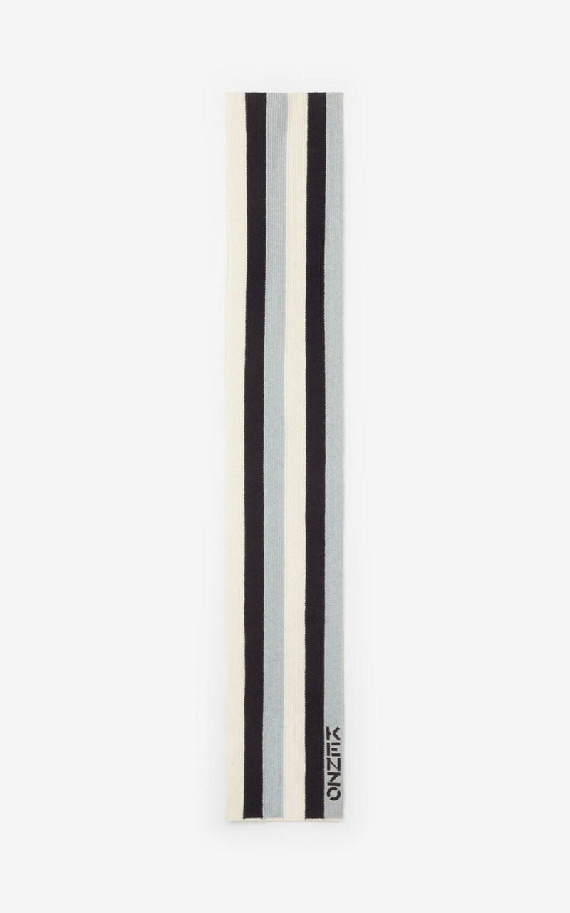 KENZO The Winter Capsule' striped wool scarf outlook