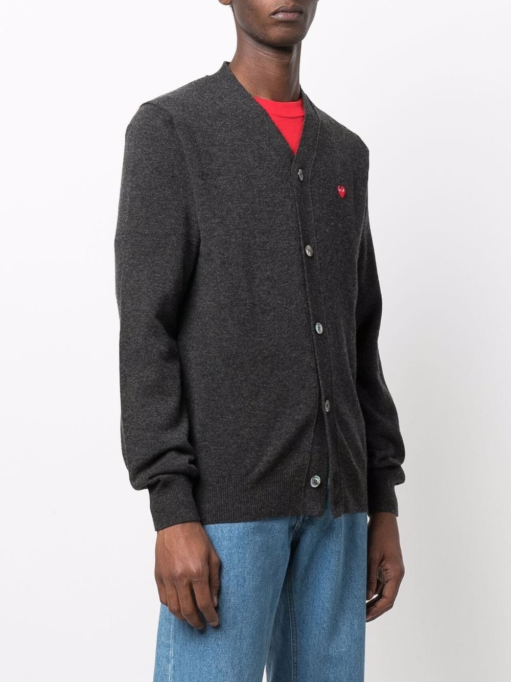 fine-knit wool cardigan - 3