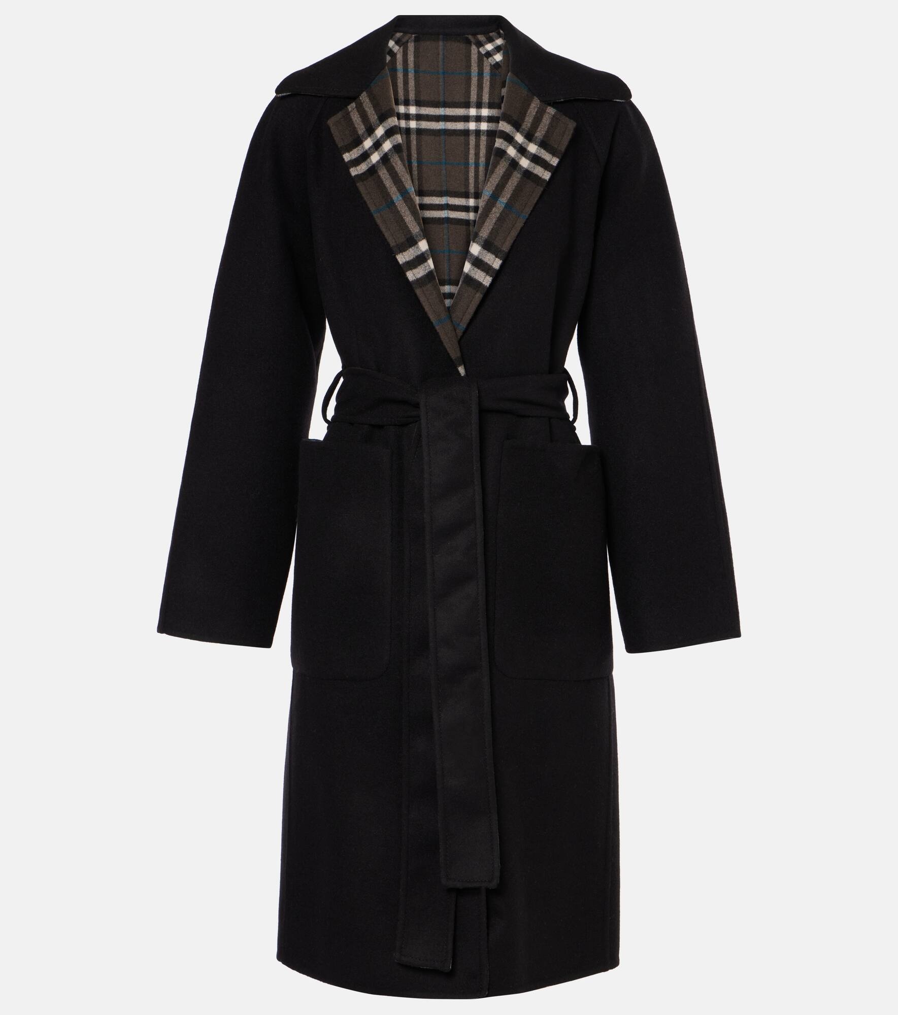 Wool wrap coat - 1