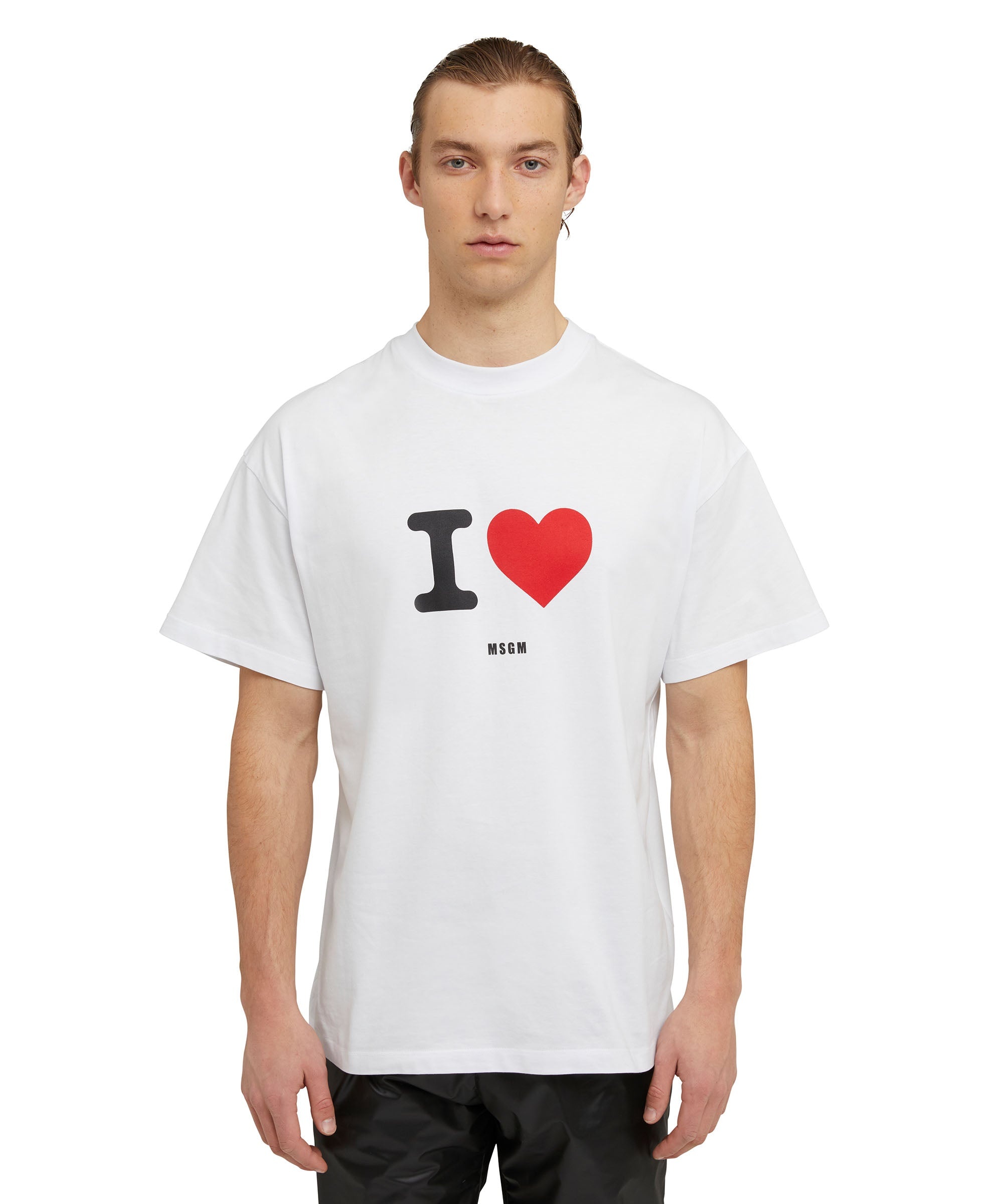 Crewneck t-shirt with seasonal statement - 2