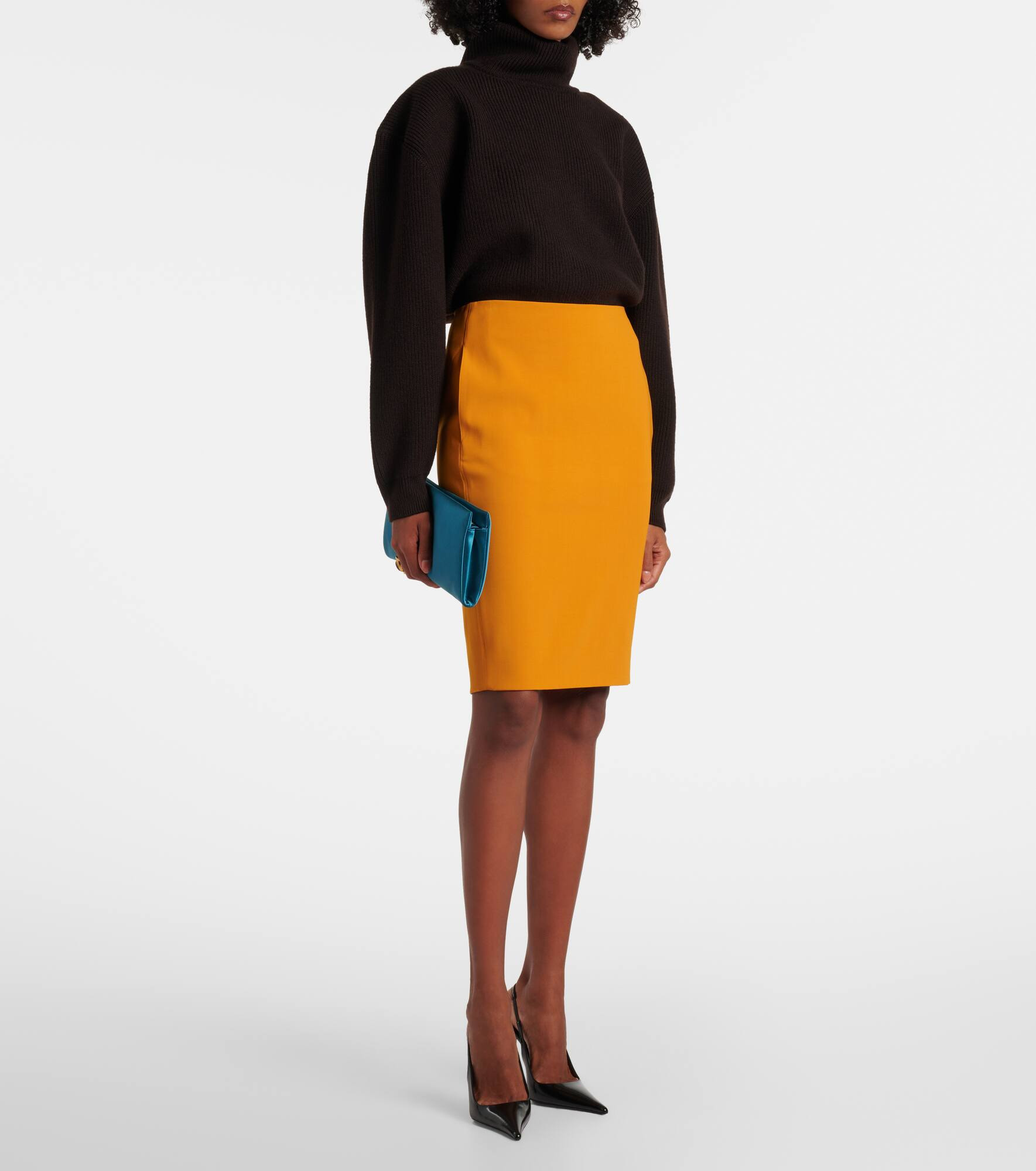 Wool turtleneck sweater - 2