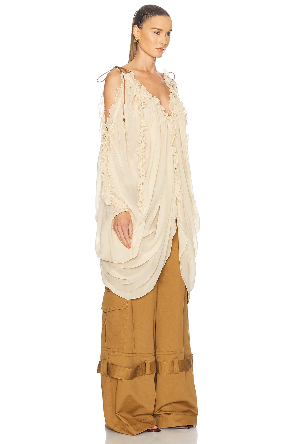 Illuminate Draped Blouse - 2